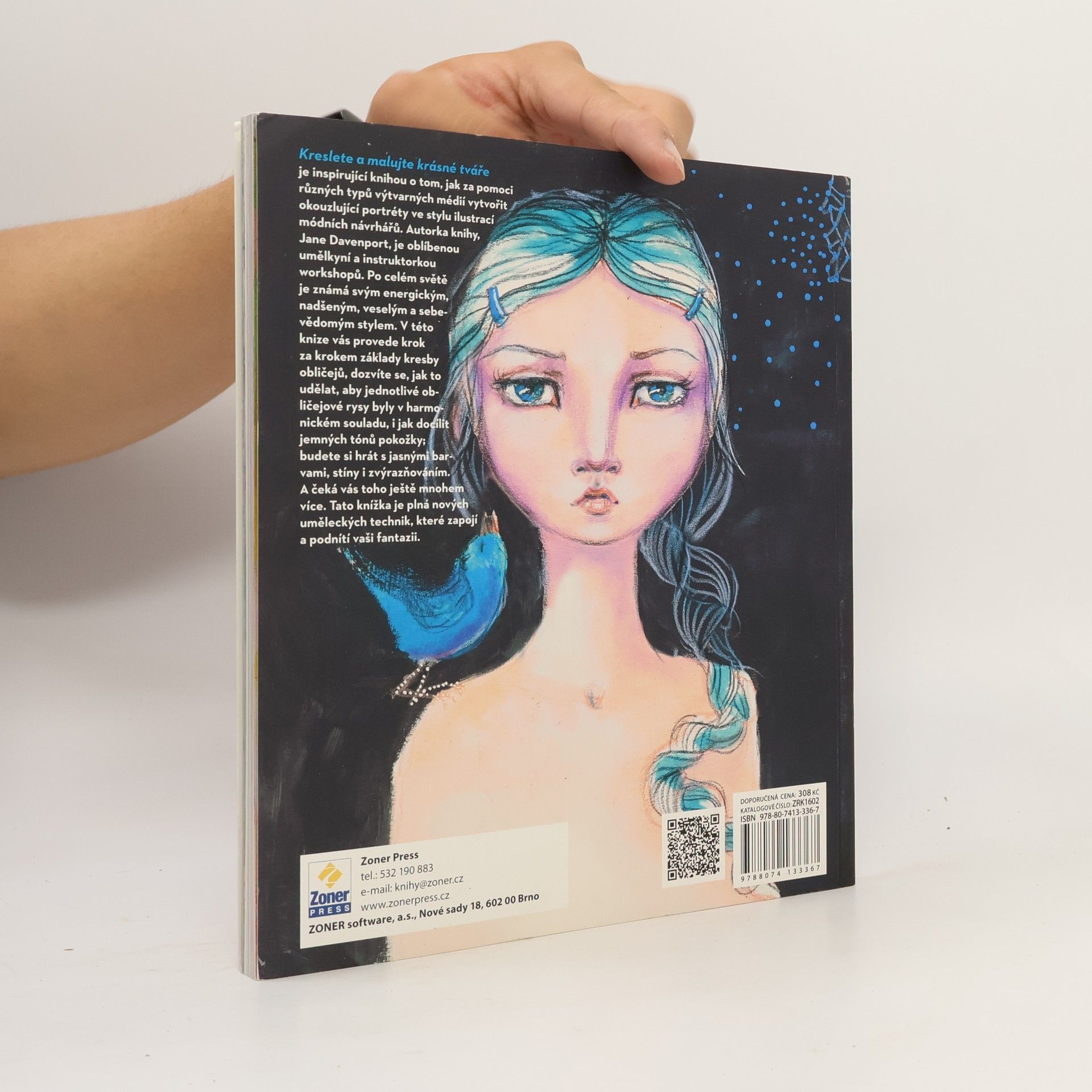 Jane Davenport Kreslete a malujte krásné tváře. Mixed media workshop - portréty