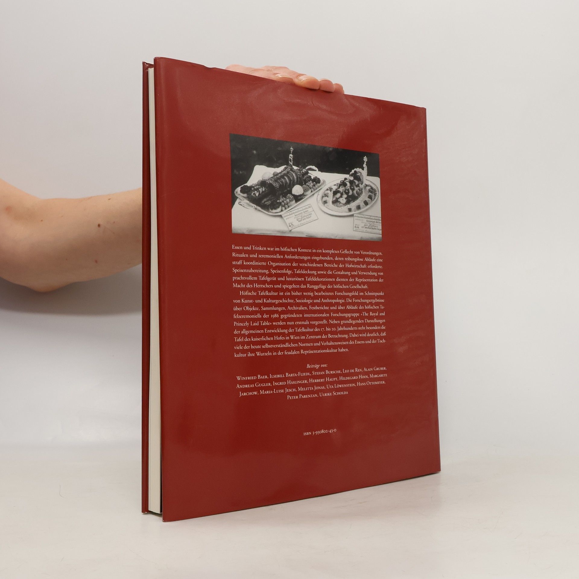 Ilsebill Barta-Fliedl Eine Publikationsreihe M MD der Museen des Mobiliendepots: Tafeln bei Hofe