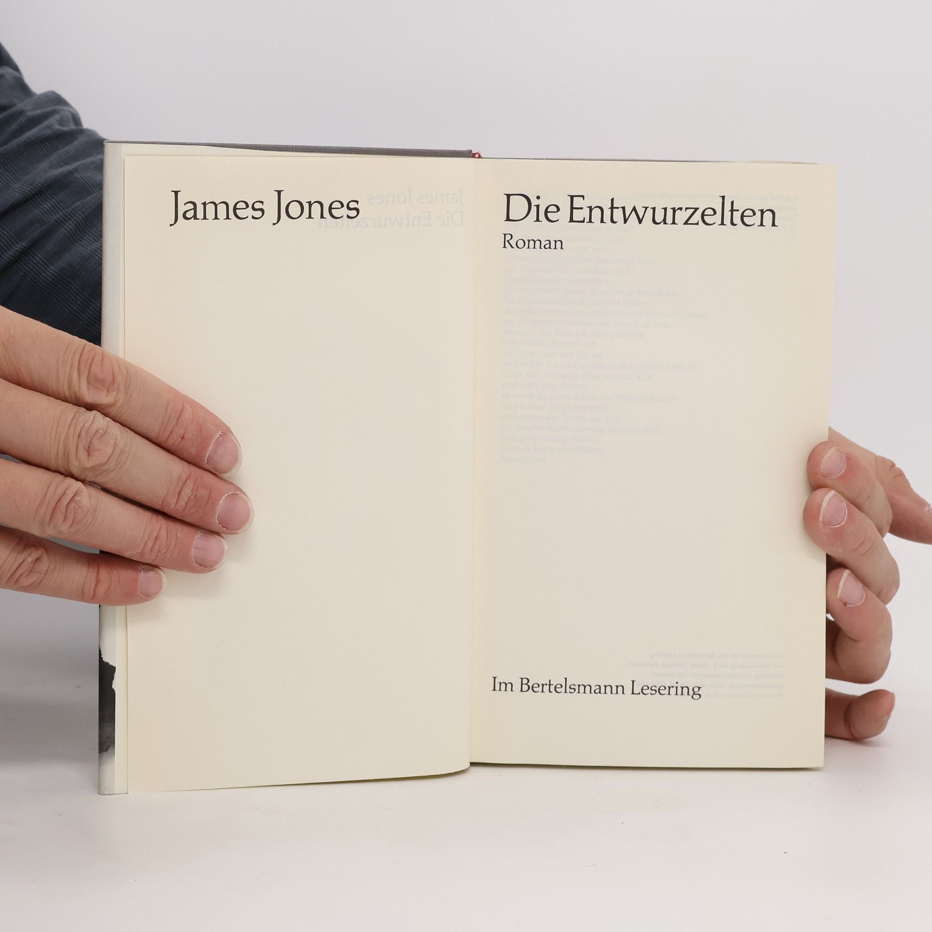 James Jones Die Entwurzelten