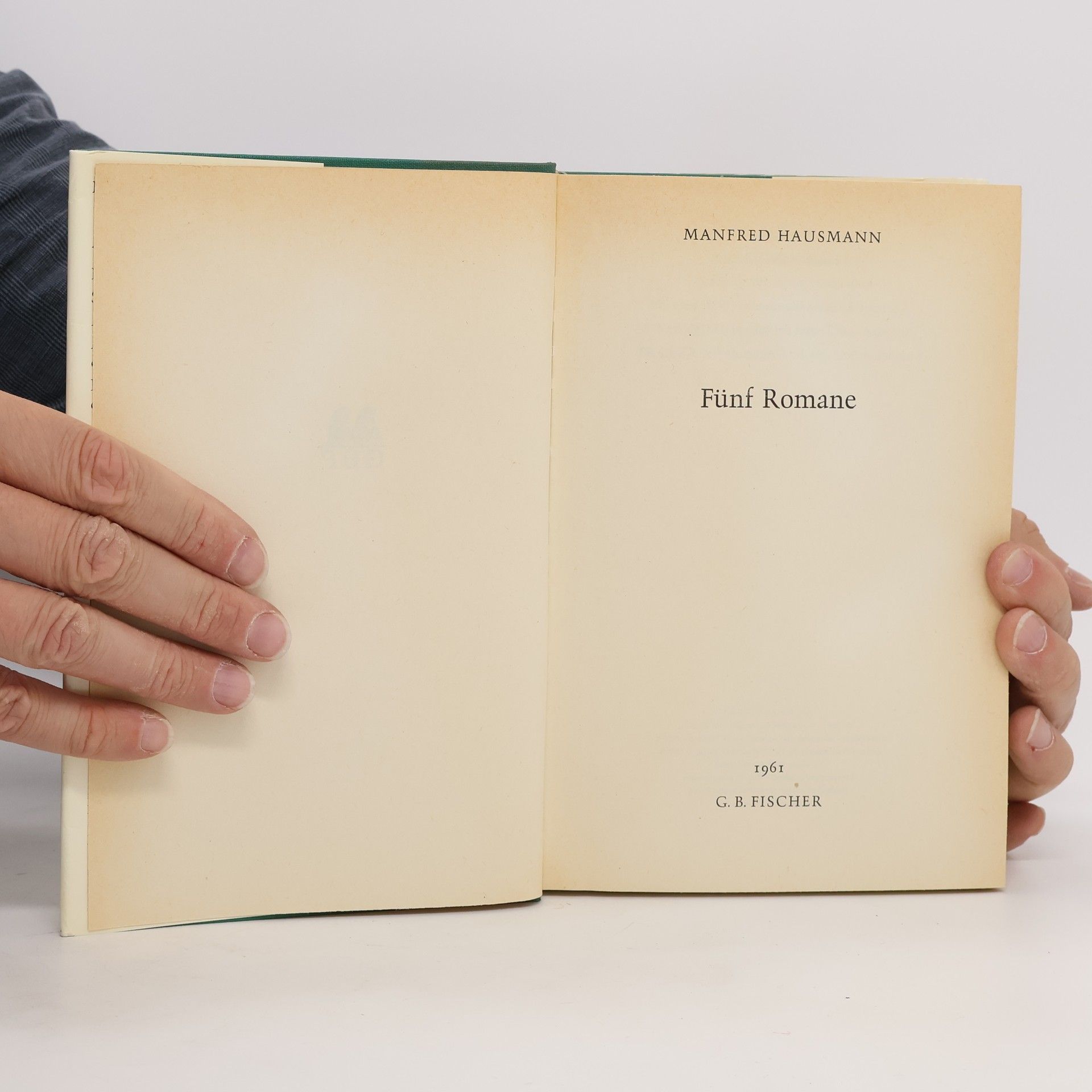 Manfred Hausmann Fünf Romane