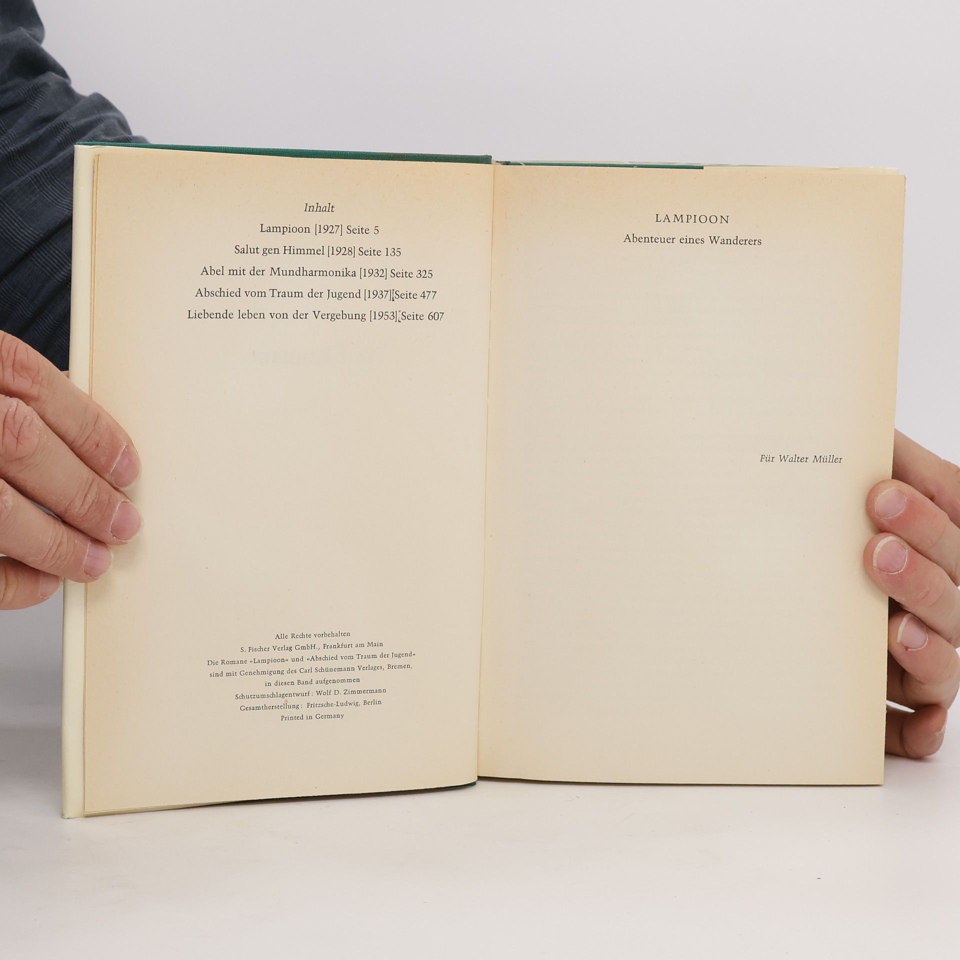 Manfred Hausmann Fünf Romane