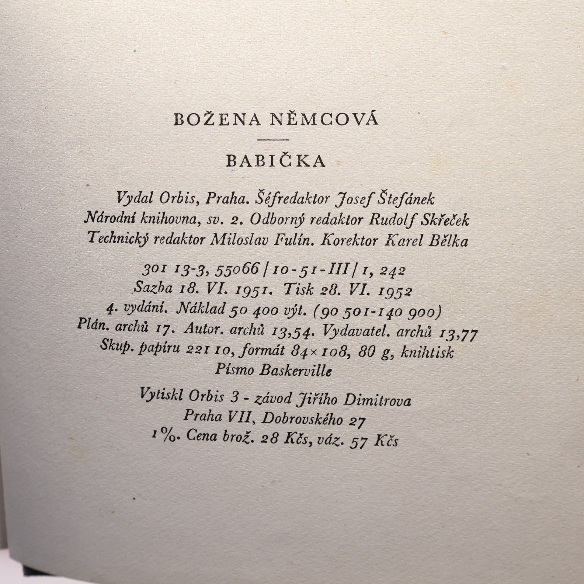 Božena Němcová Babička