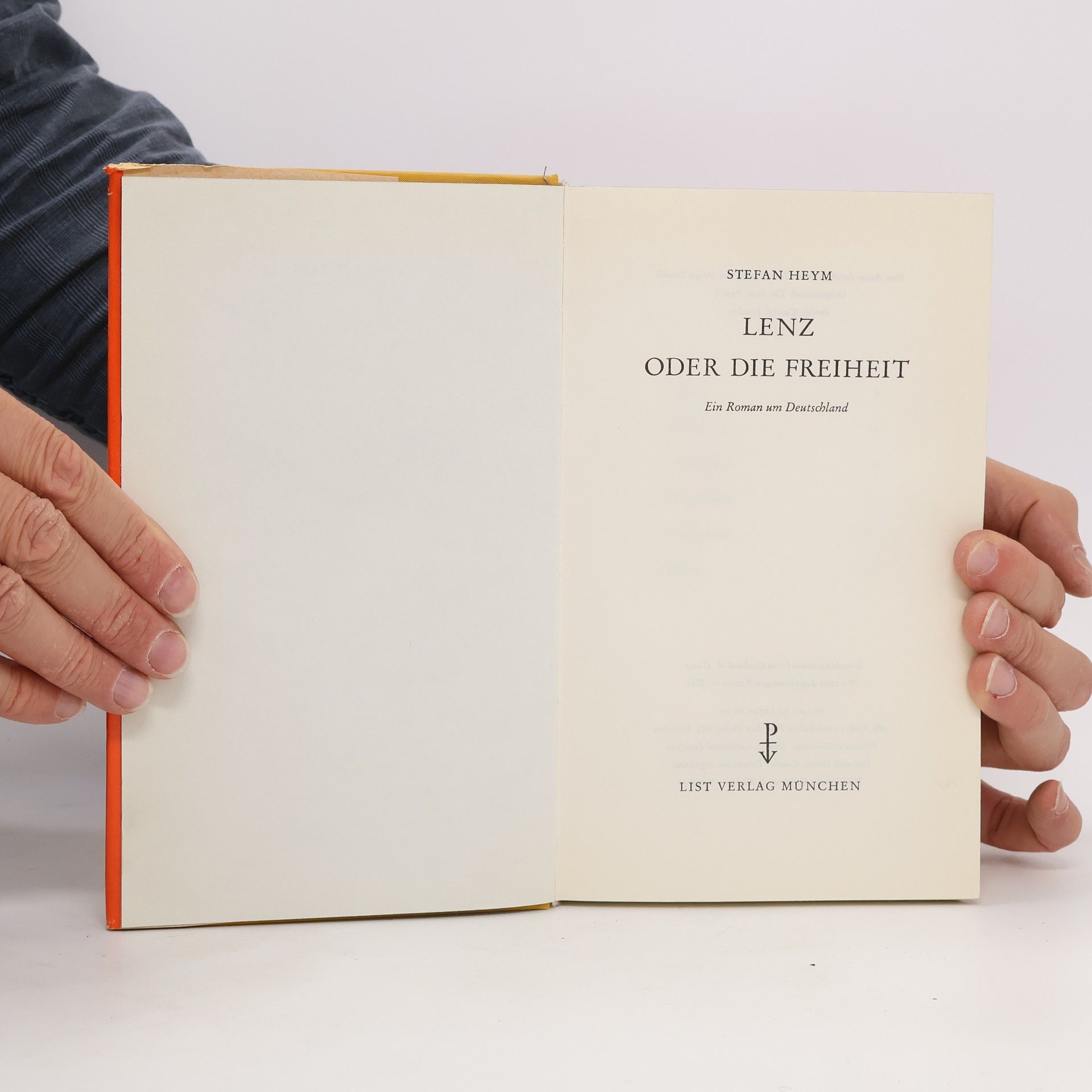 Stefan Heym Lenz oder die Freiheit