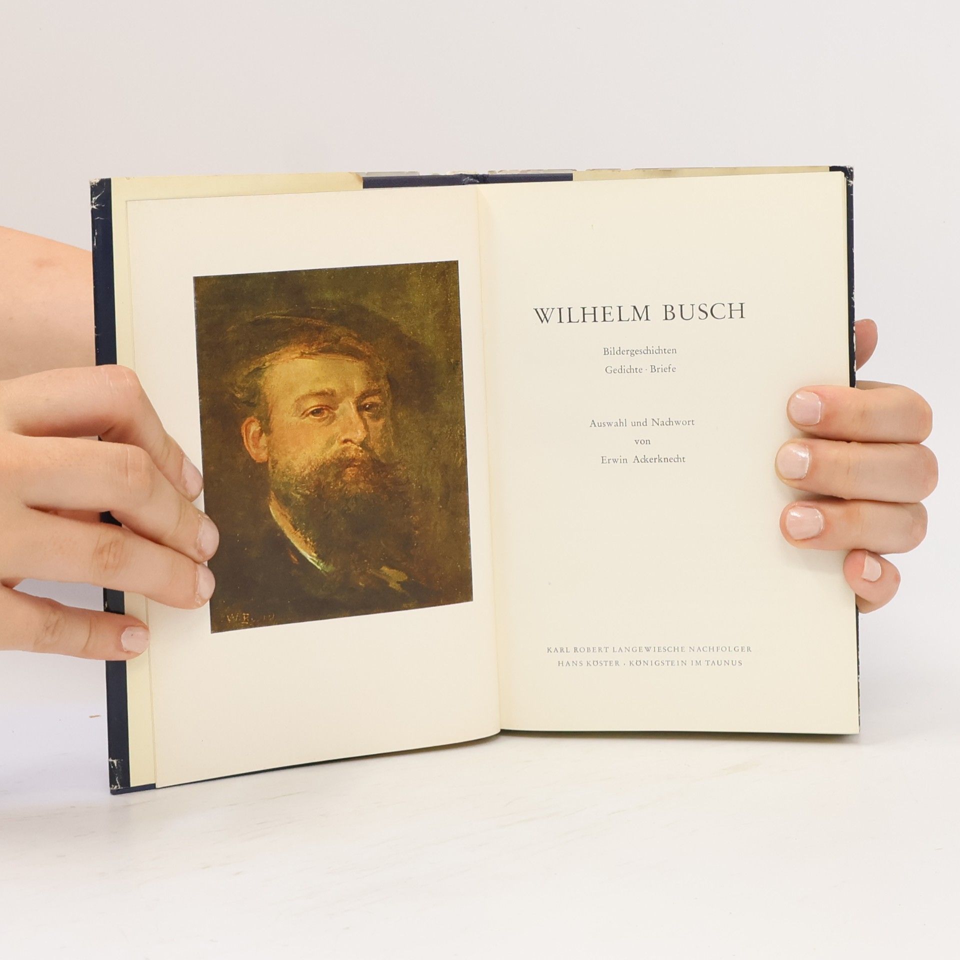 Wilhelm Busch Die Blauen Bücher