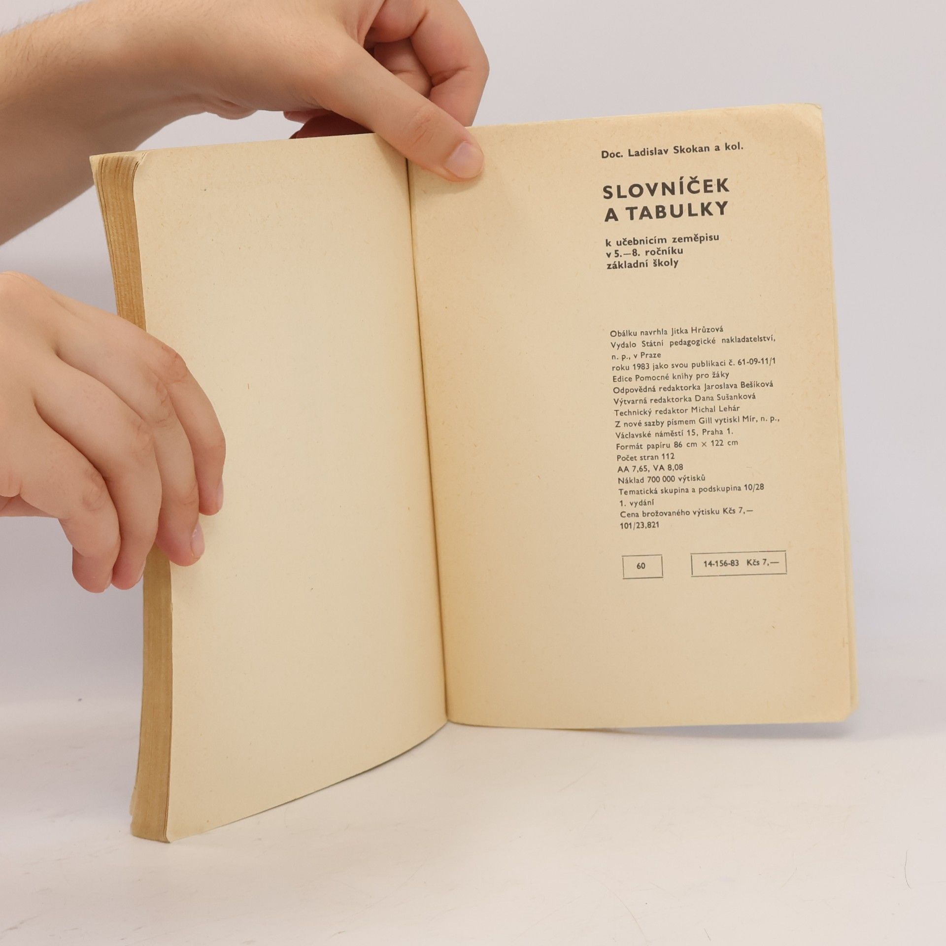Ladislav Skokan Slovníček a tabulky