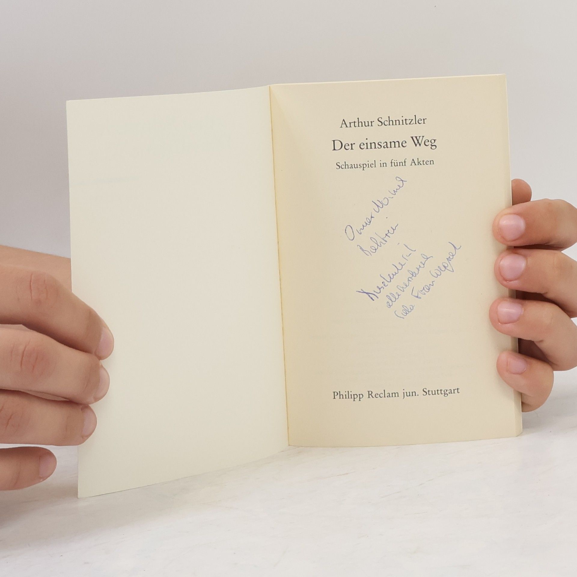 Arthur Schnitzler Der einsame Weg