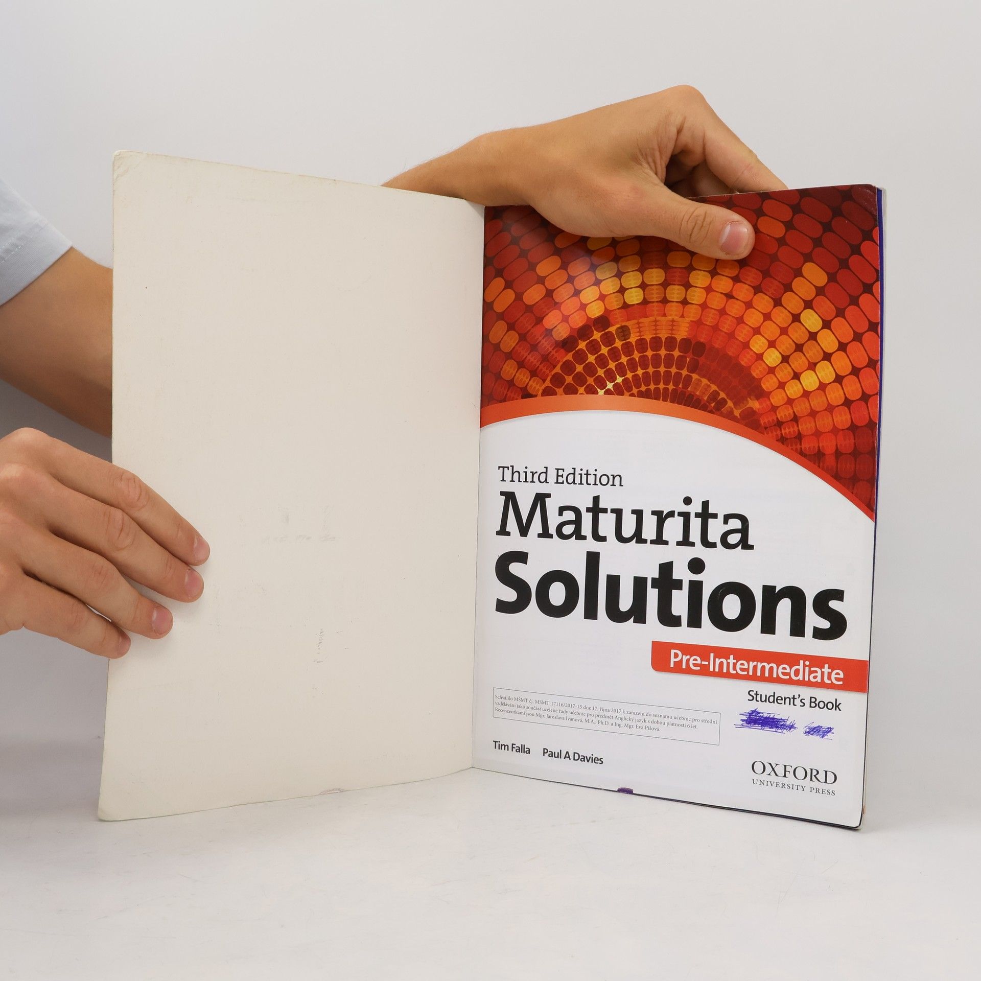 Tim Falla Maturita solutions : third edition. Pre-intermediate. Student's book