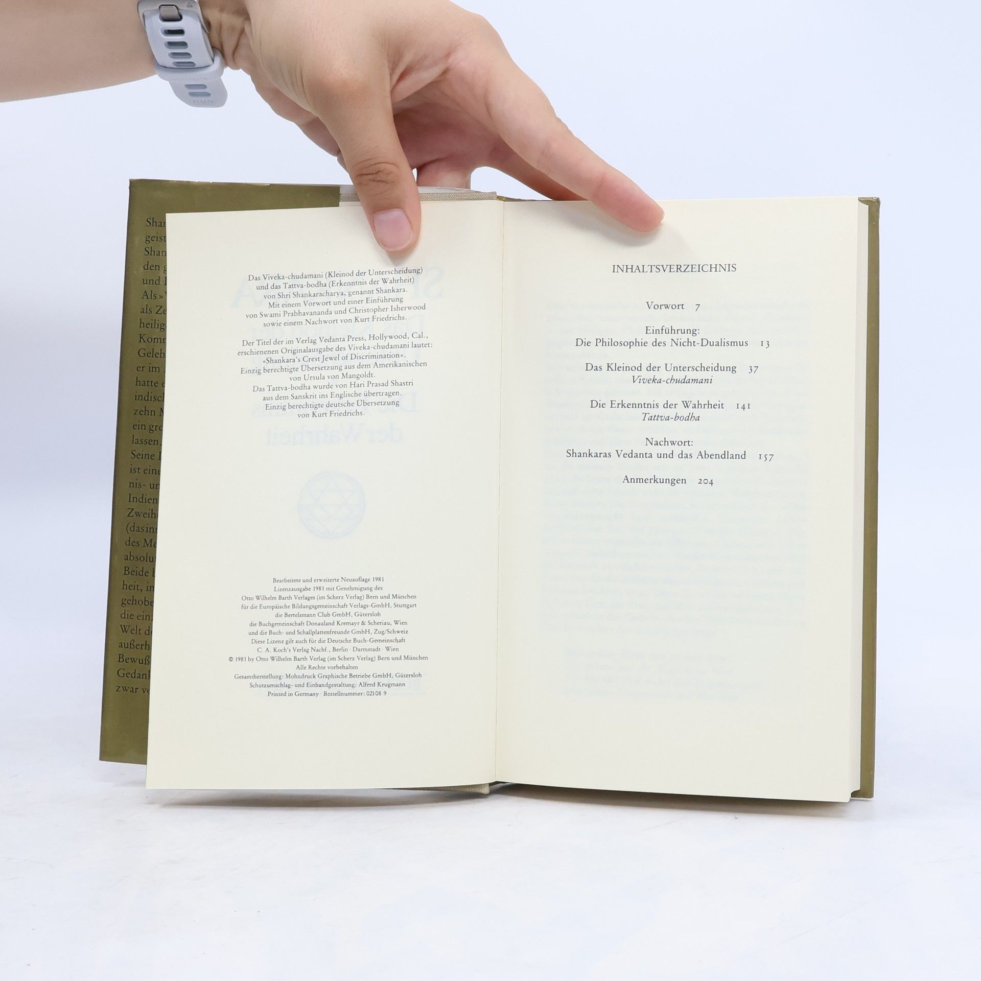 Shankara Das Kleinod der Unterscheidung