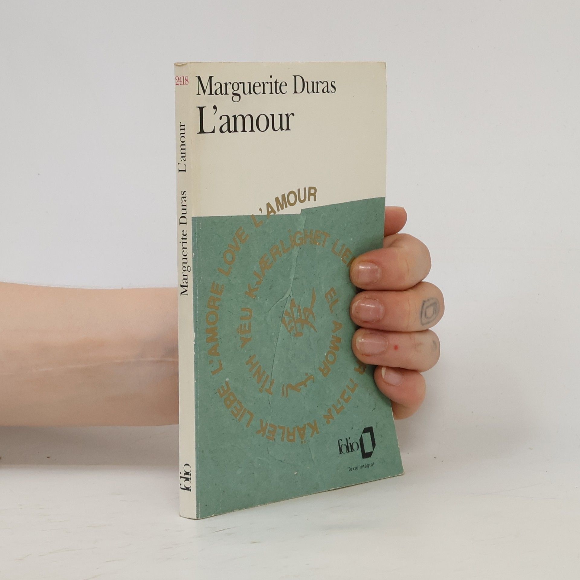 Marguerite Duras L'amour