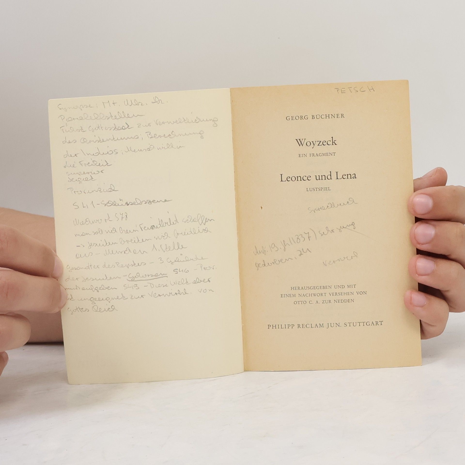Georg Büchner Woyzeck. Leonce und Lena