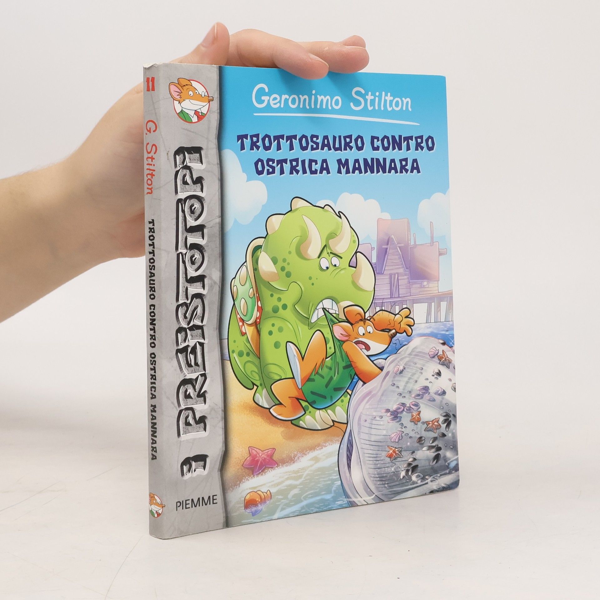 Geronimo Stilton Trottosauro contro Ostrica Man