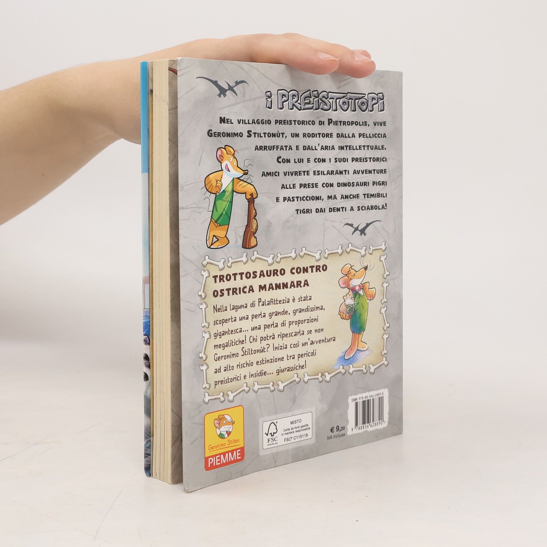 Geronimo Stilton Trottosauro contro Ostrica Man