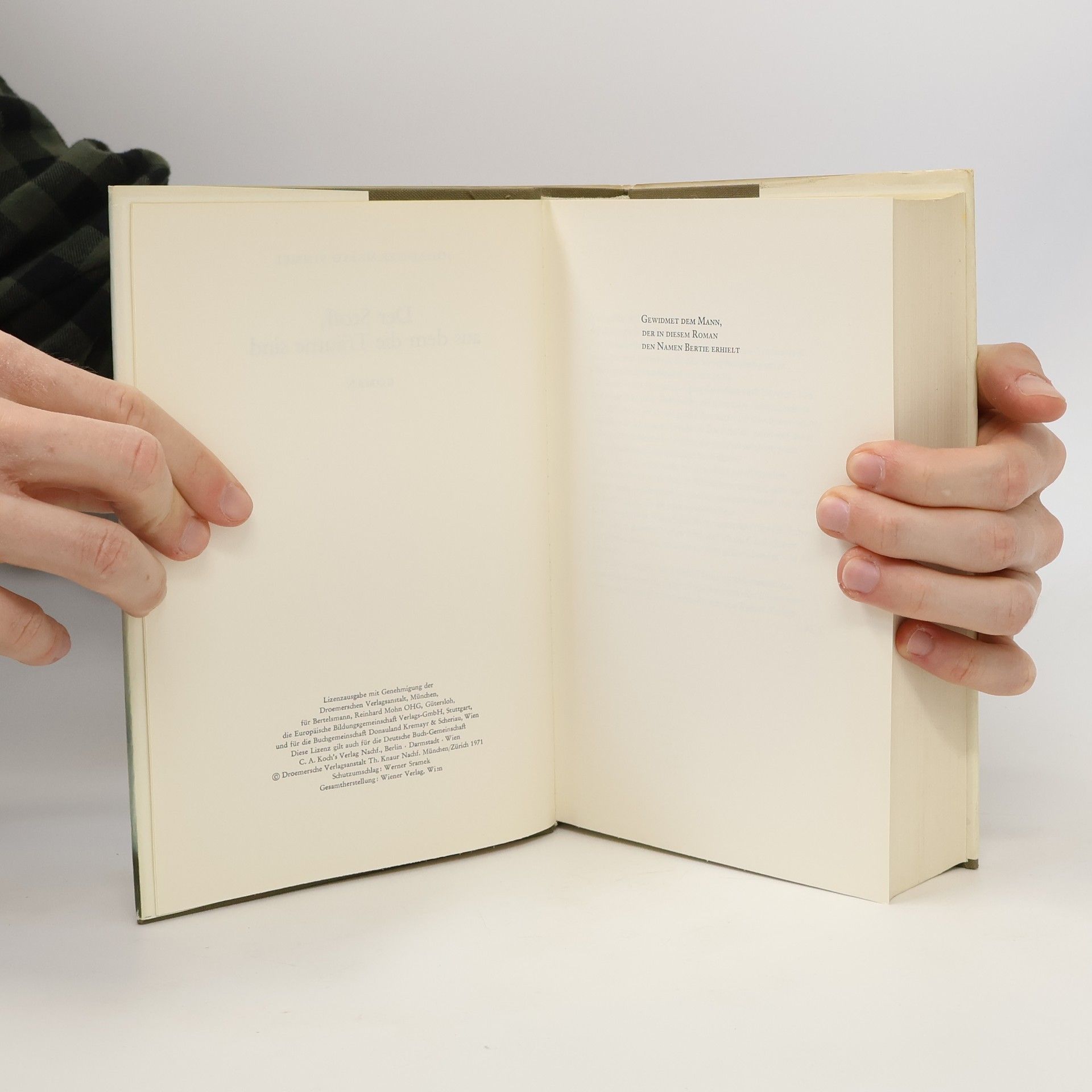 Simmel Der Stoff aus dem Sie Trüme sind