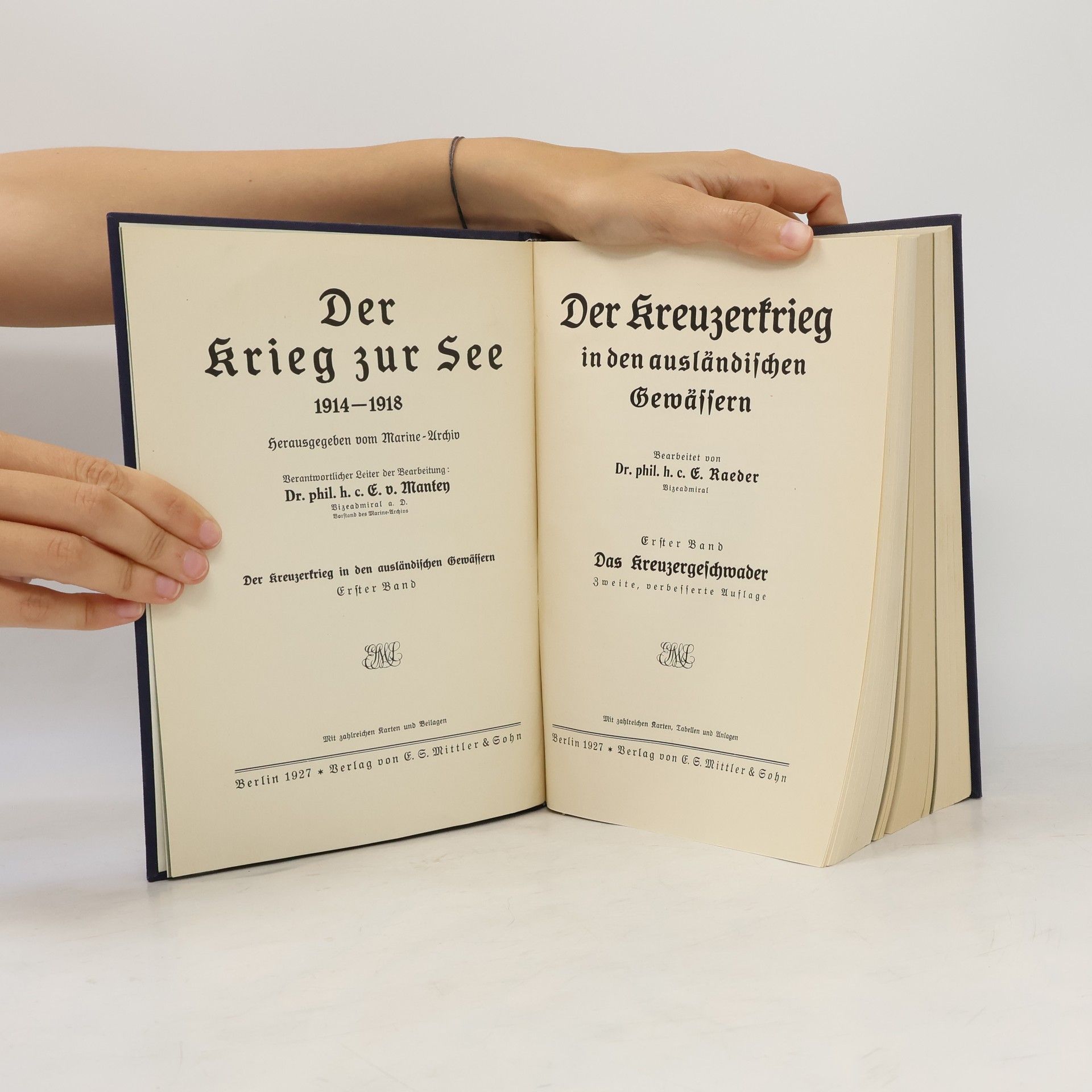 E. Raeder Der Kreuzerkrieg in den ausländischen Gewässern
