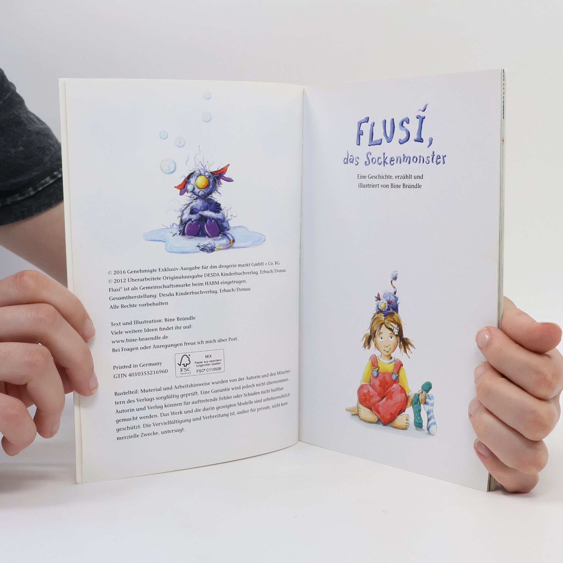 Bine Brändle Flusi, das Sockenmonster