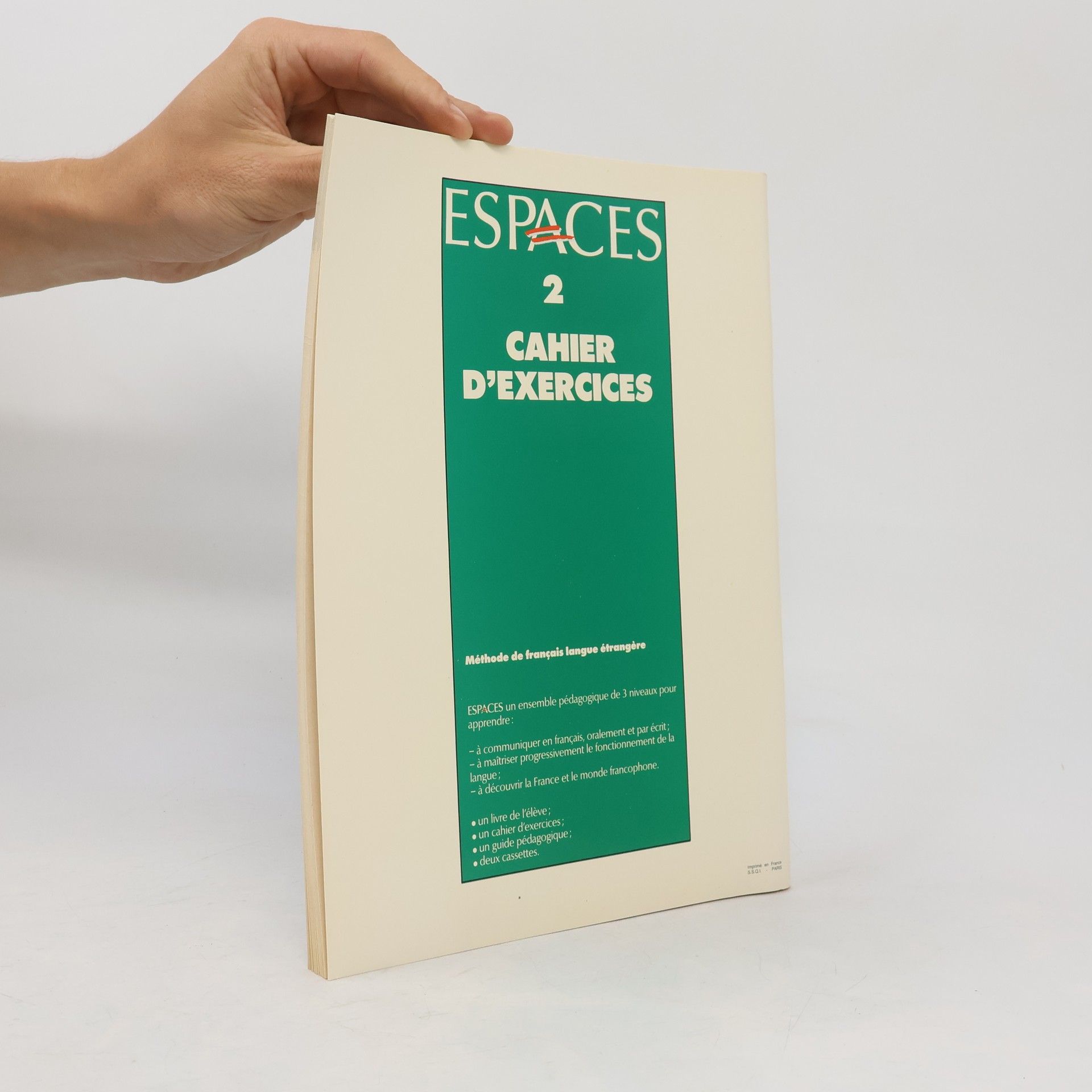 Guy Capelle Espaces. Cahier d'exercices. 2