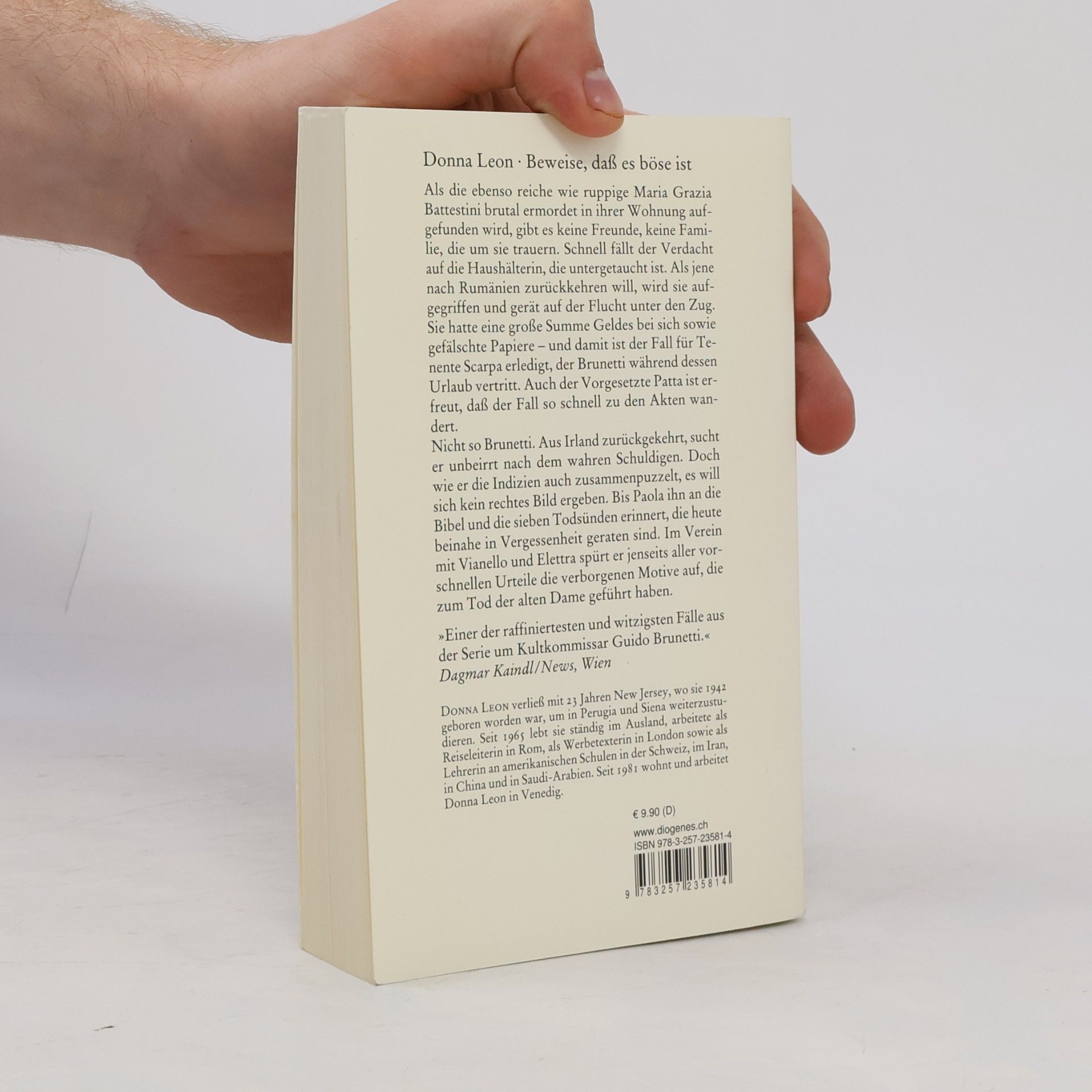 Donna Leon Beweise, daß es böse ist