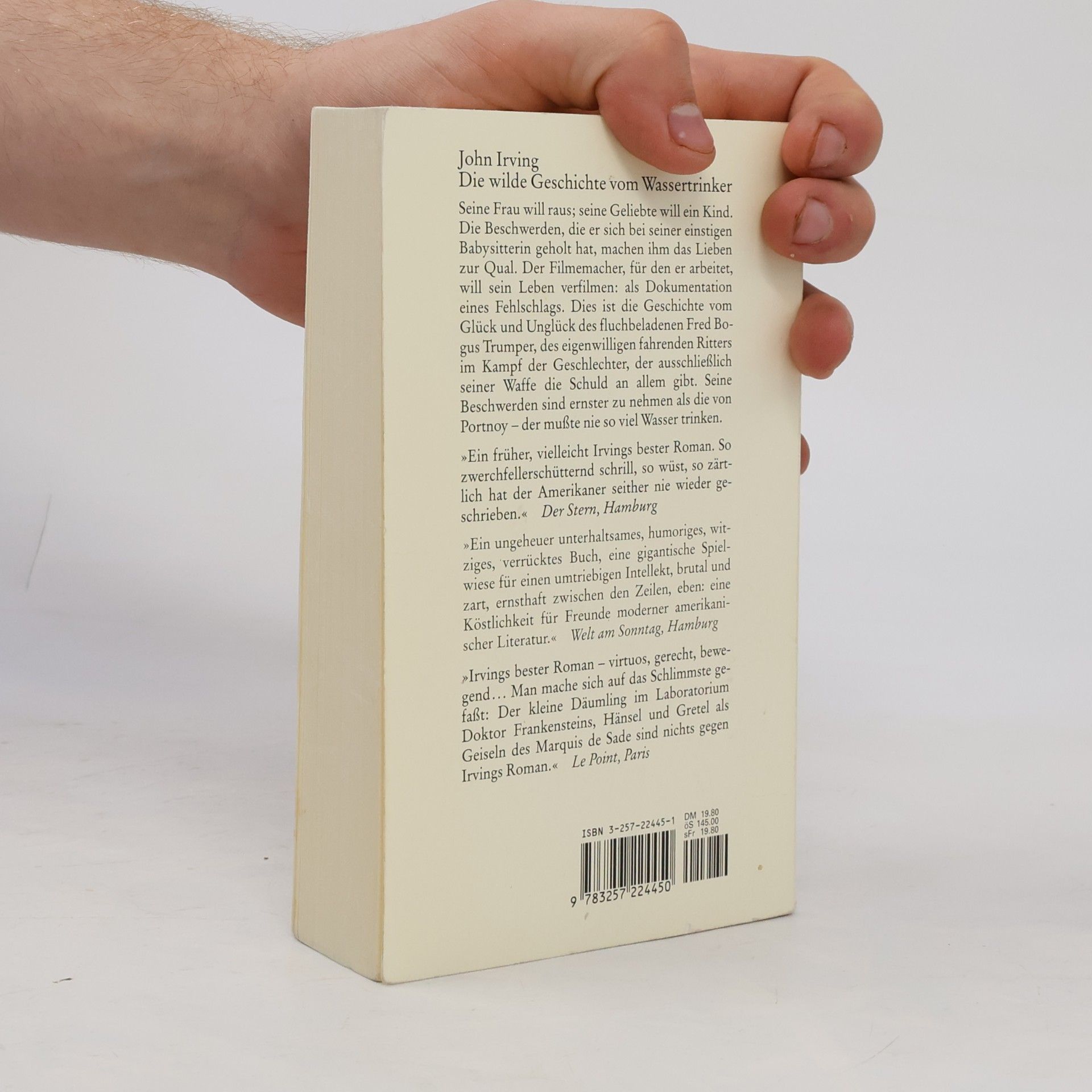 John Irving Die wilde Geschichte vom Wassertrinker
