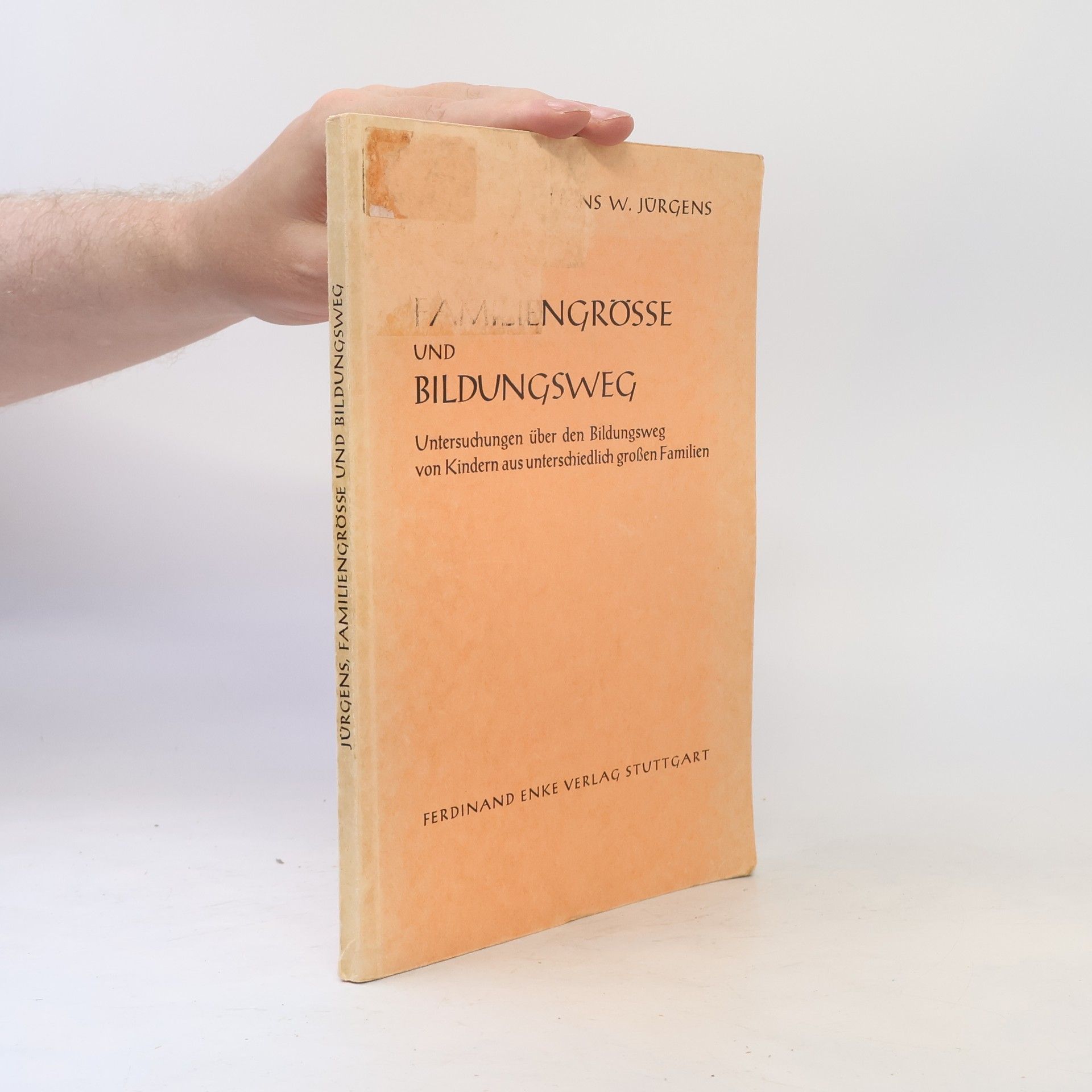 Hans W. Jurgens Familiengröße und Bildungsweg