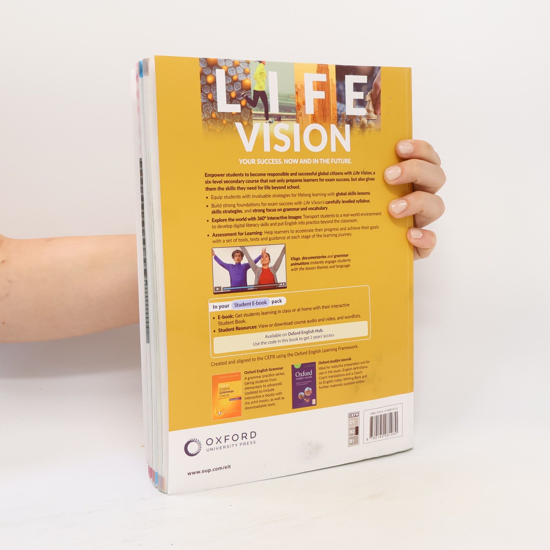 Jane Goodall Life Vision Upper Intermediate Student's Book with eBook CZ