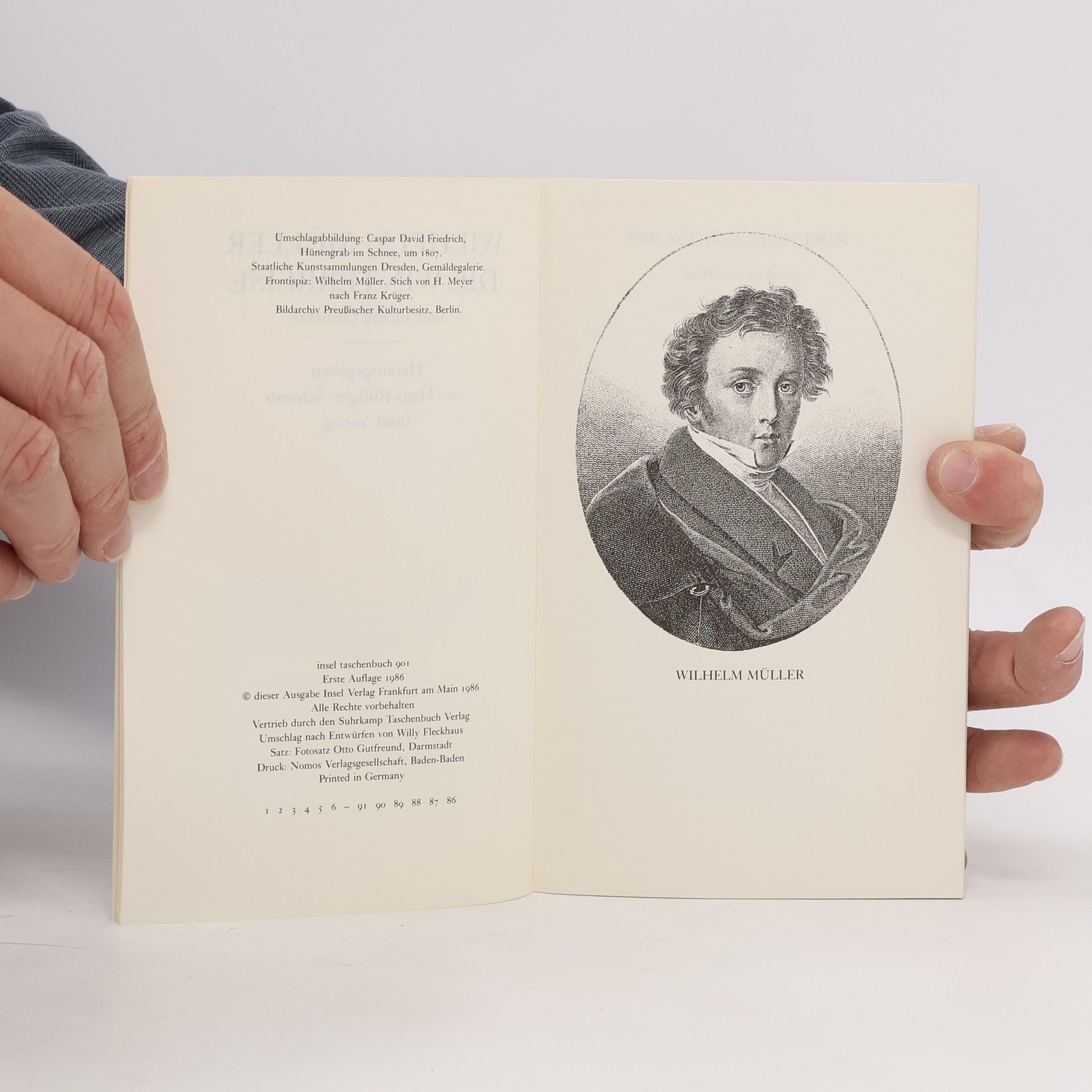 Wilhelm Müller Die Winterreise und andere Gedichte. Hrsg. v. Hans-Rüdiger Schwab