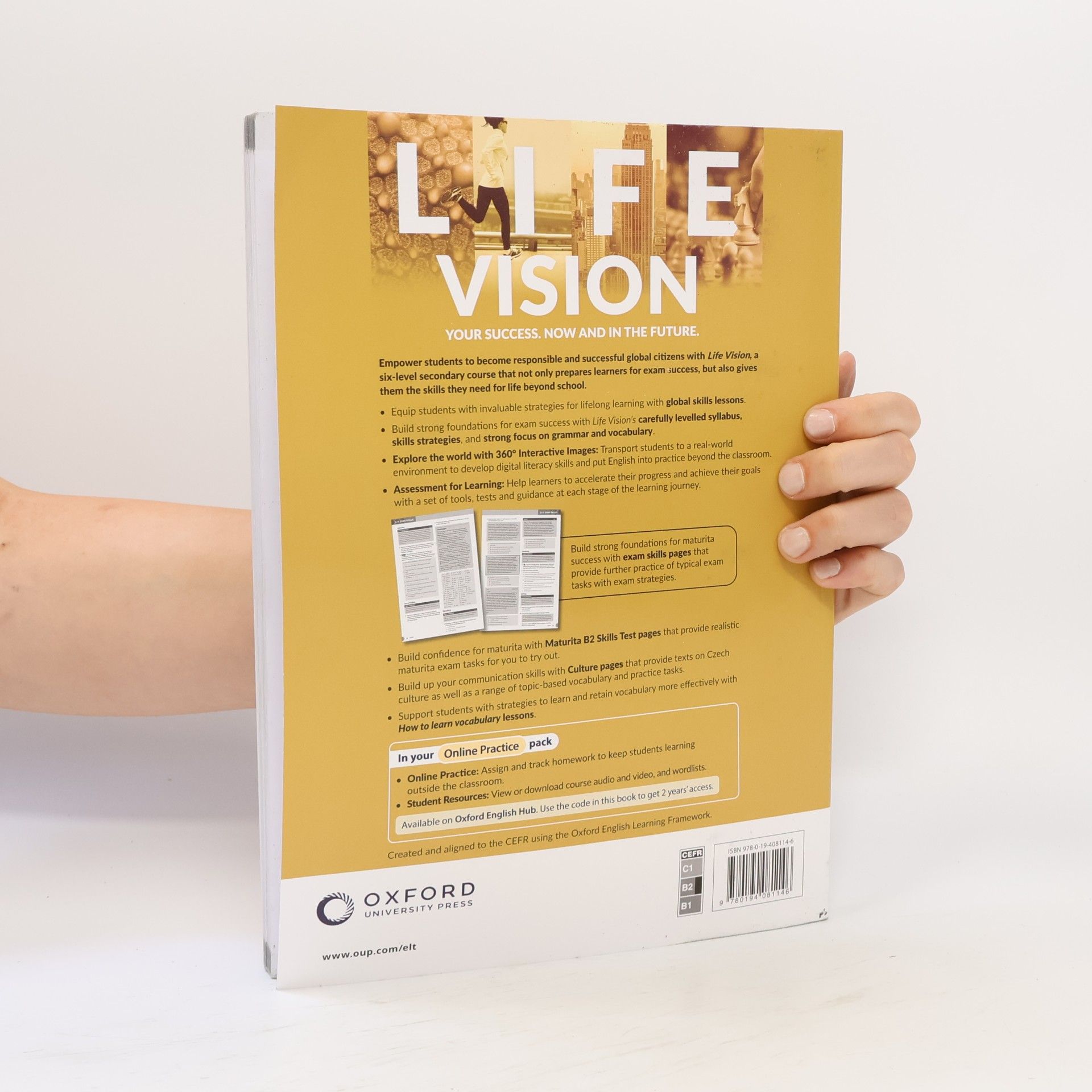 Rachel Godfrey Life Vision Upper Intermediate Workbook with Online Practice CZ