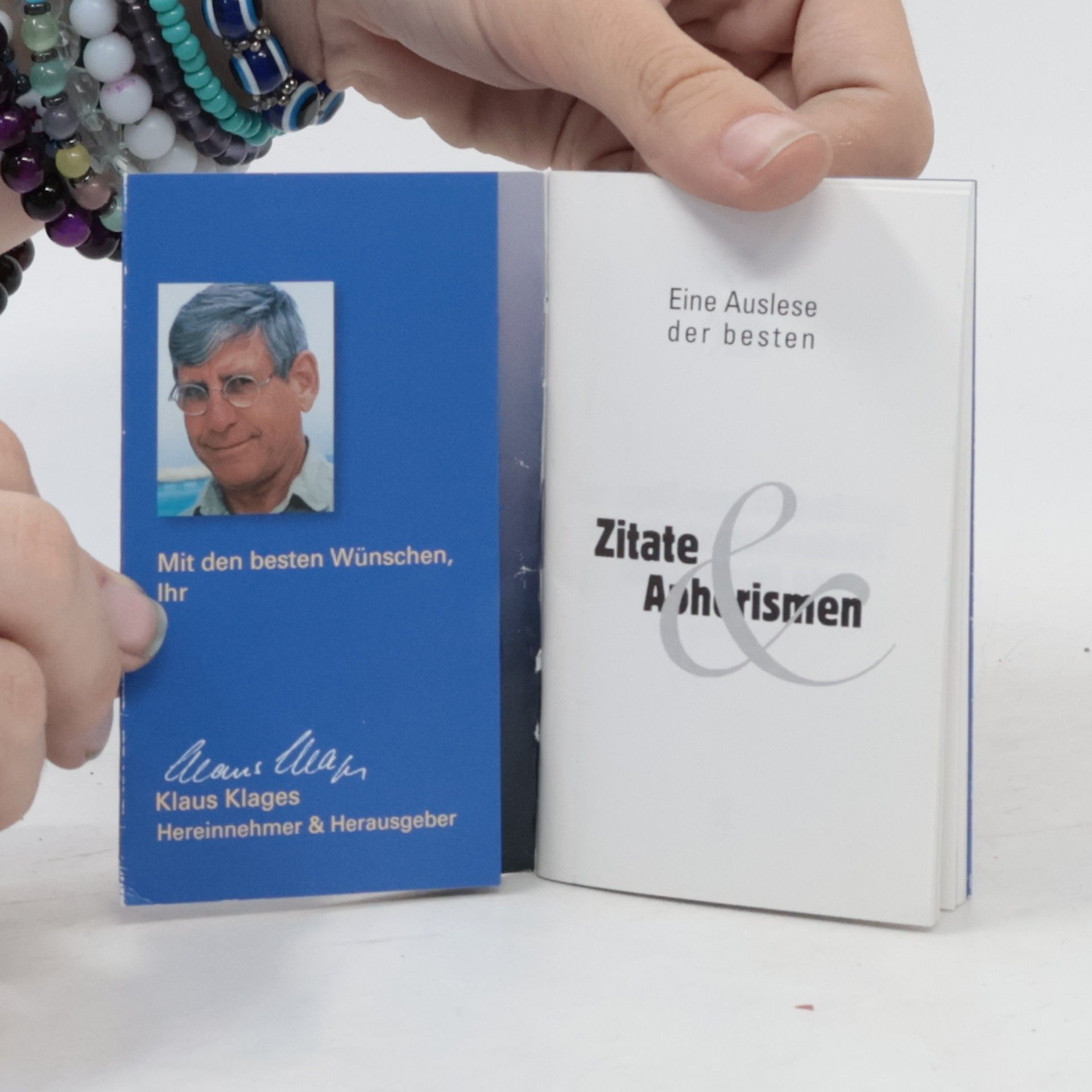 Klaus Klages Immer ein Zitat parat