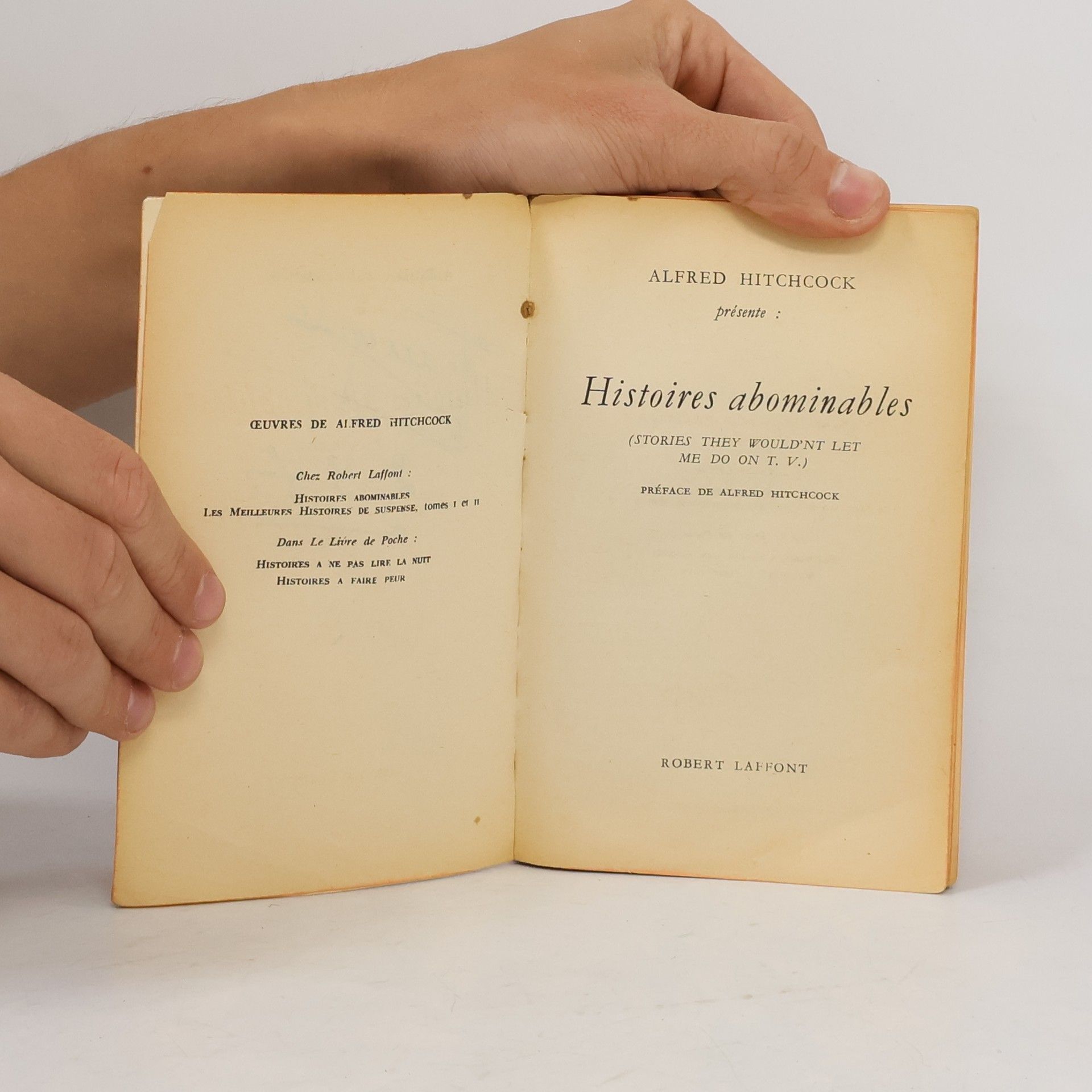 Alfred Hitchcock Histoires abominables