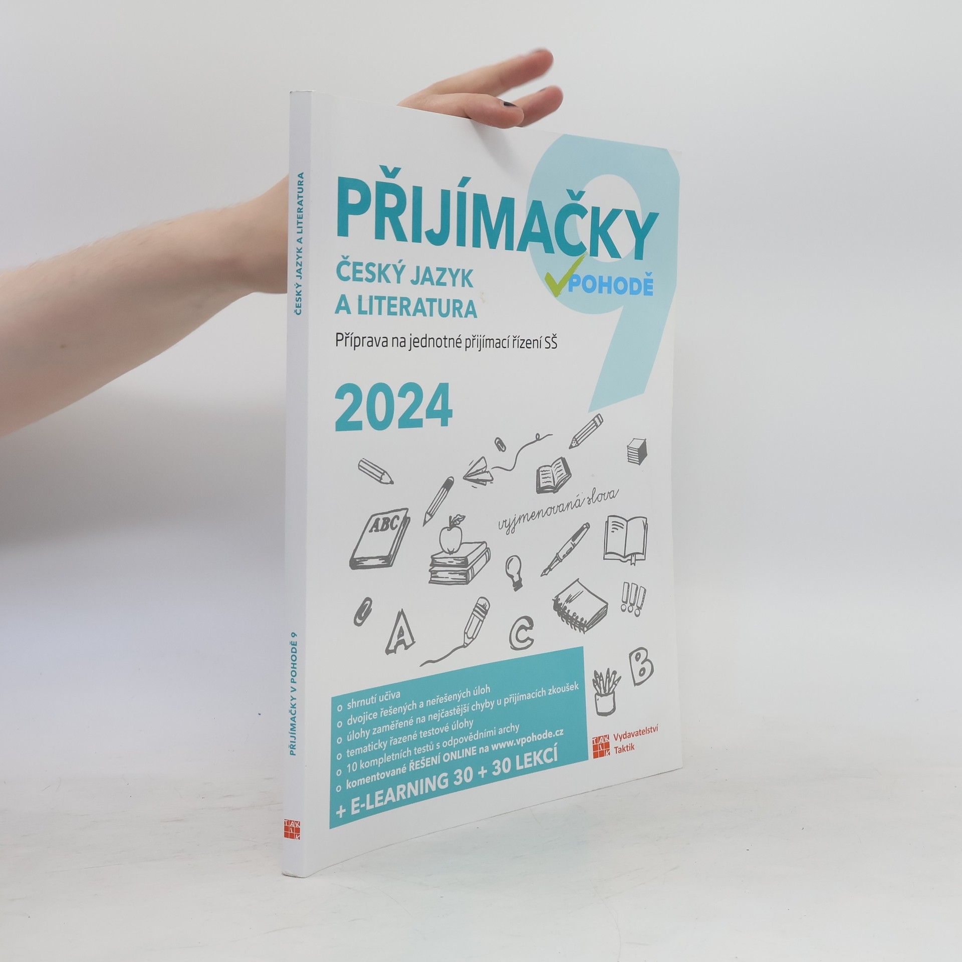 AA.VV. Přijímačky v pohodě: příprava na jednotné přijímací řízení SŠ 2024. Český jazyk a literatura