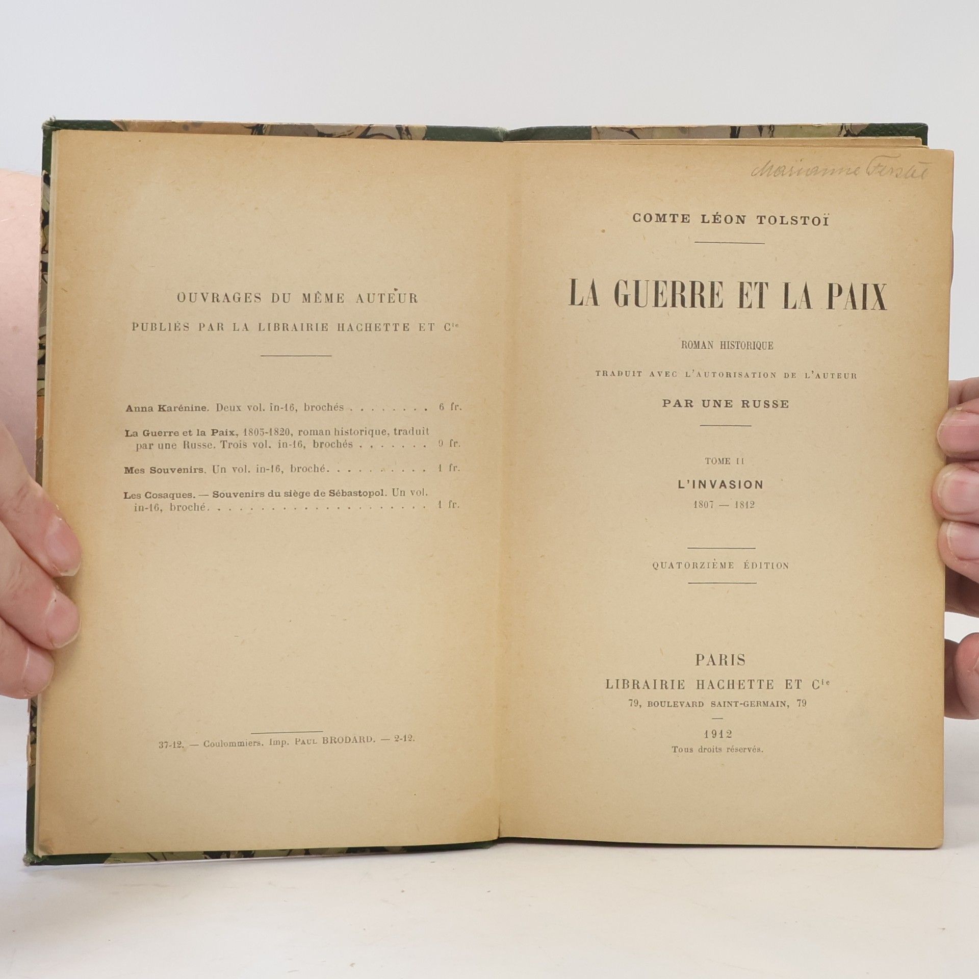 Leone Tolstoi La guerre et la paix