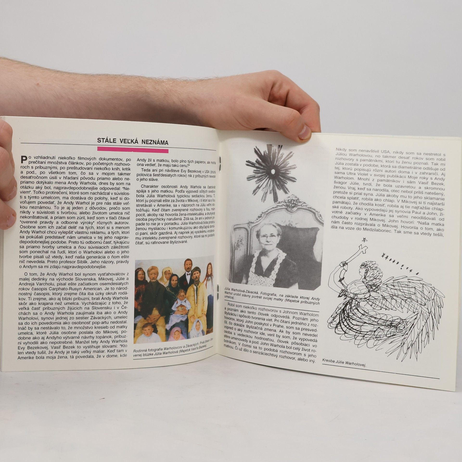 Jiří Siblík Andy Warhol v kraji svojich rodičov