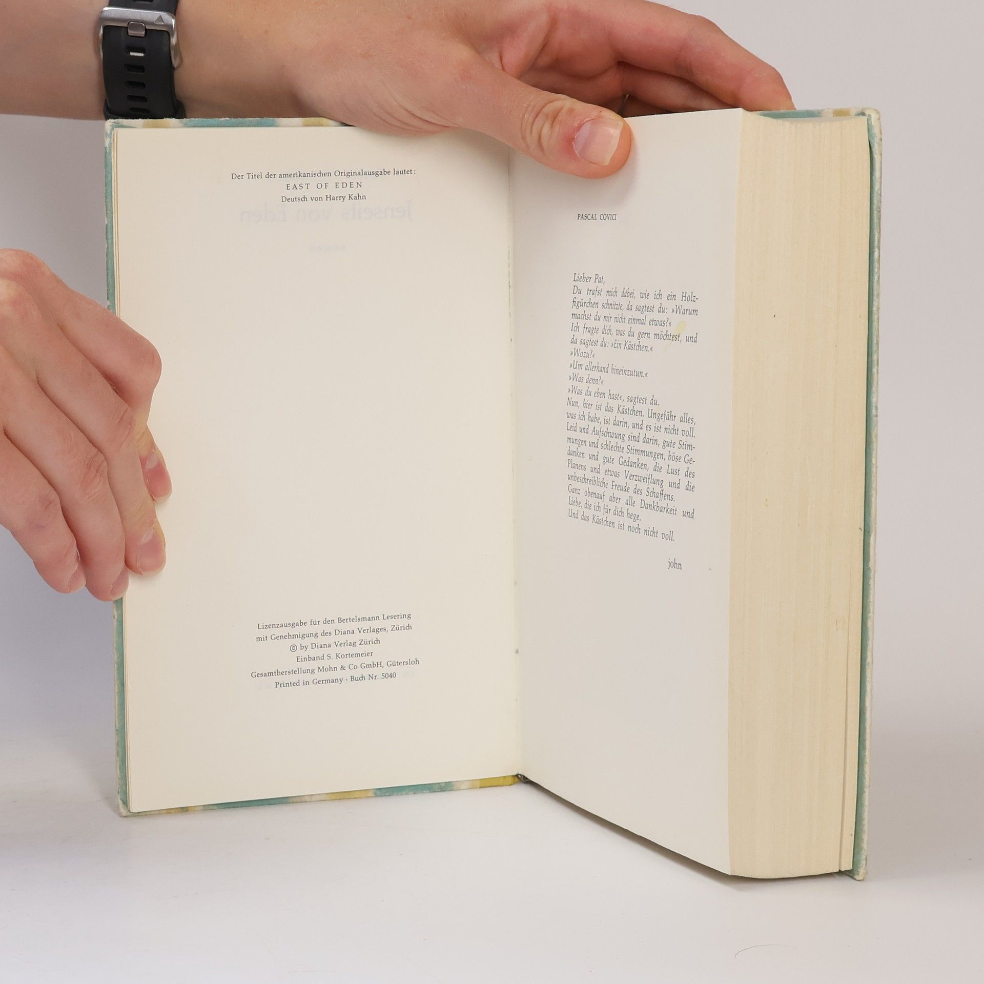 John Steinbeck Jenseits von Eden