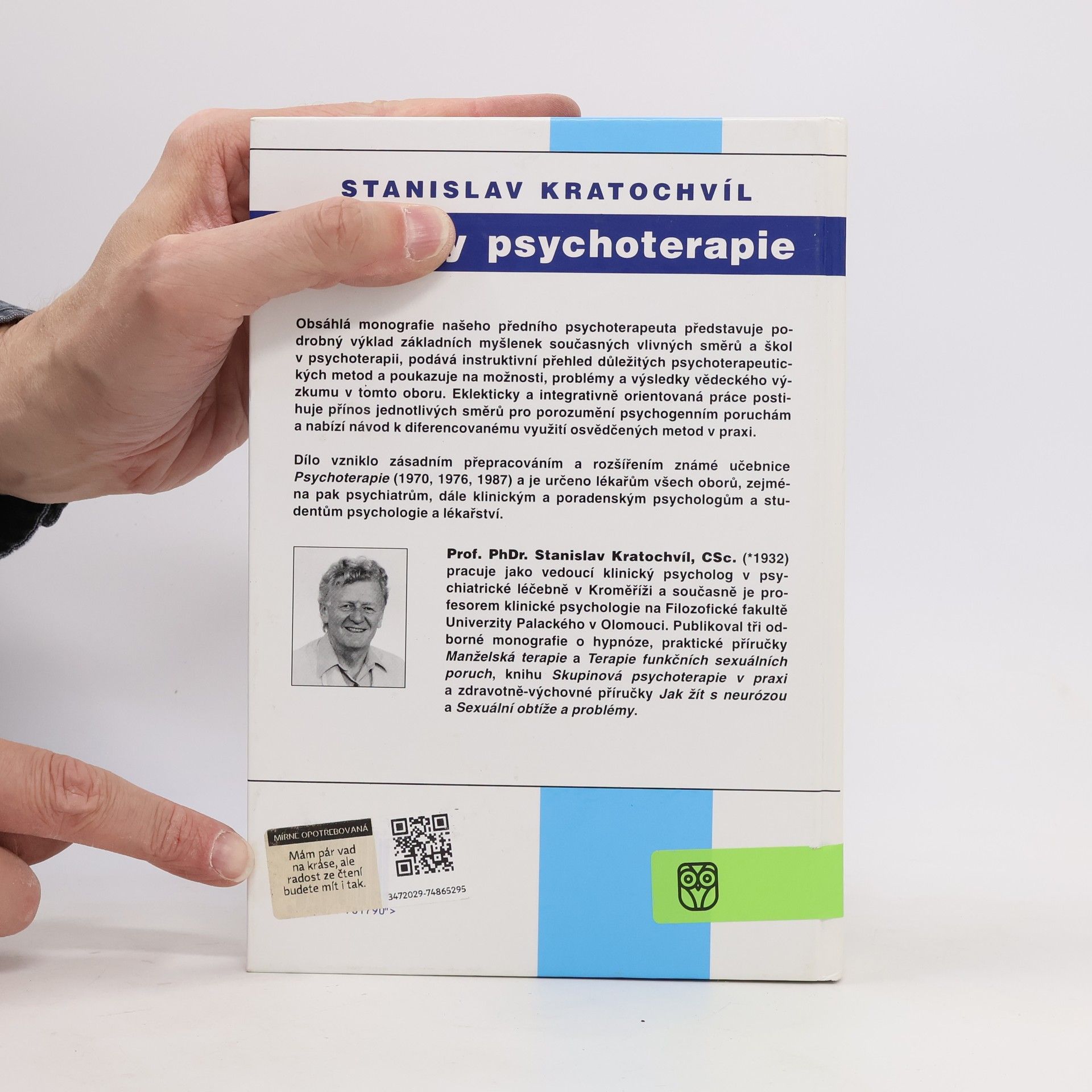 Stanislav Kratochvíl Základy psychoterapie