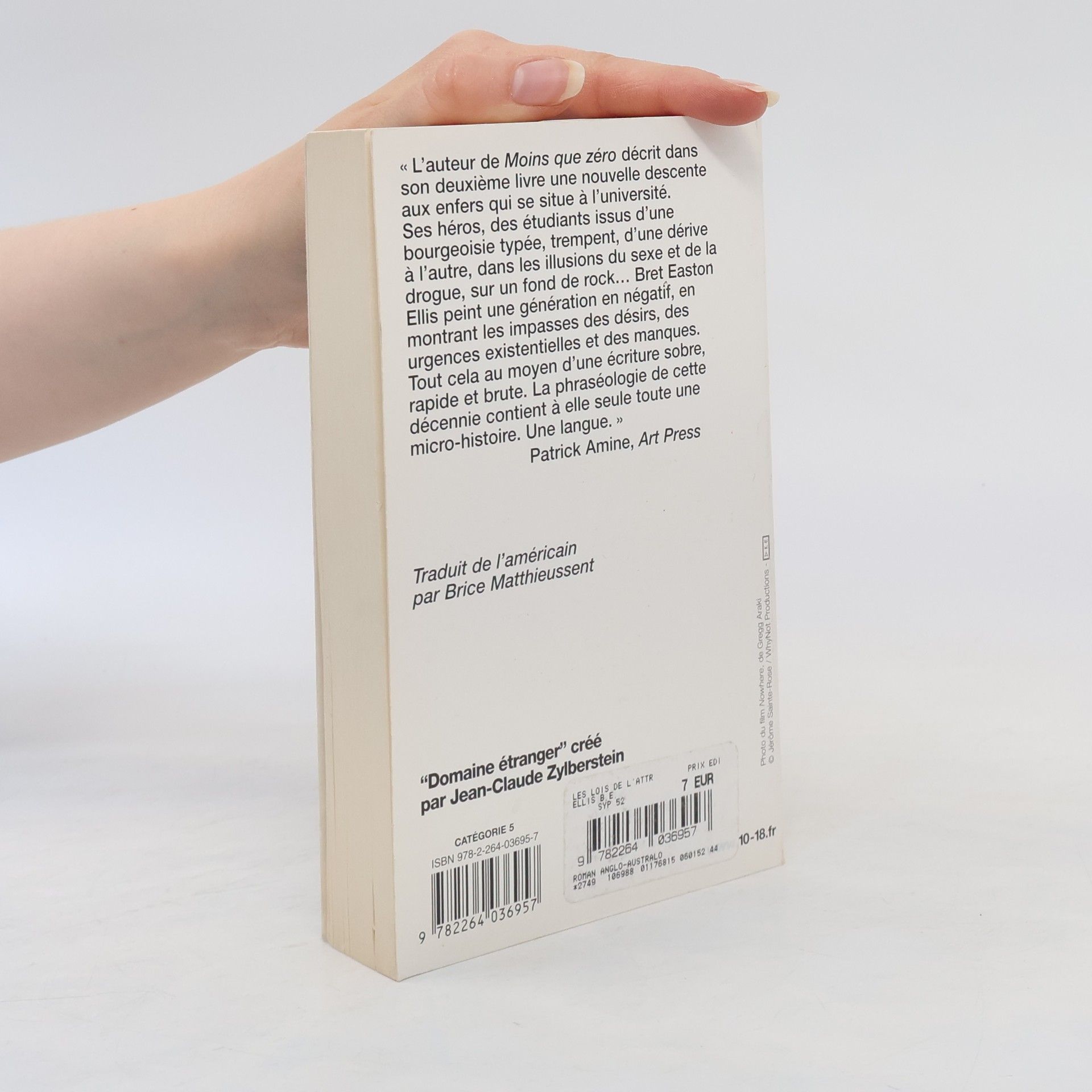 Bret Easton Ellis Domaine étranger: Les lois de l'attraction