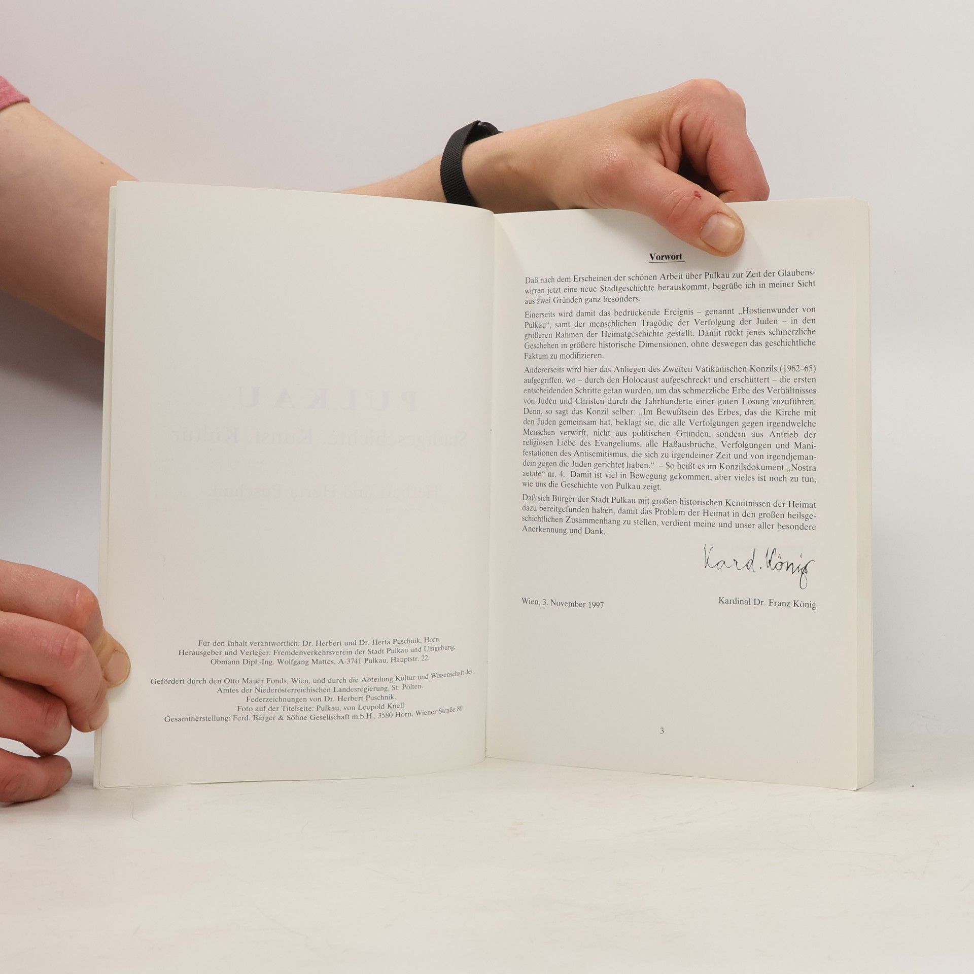 Herbert u. Herta Puschnik Pulkau. Stadtgeschichte. Kunst. Kultur