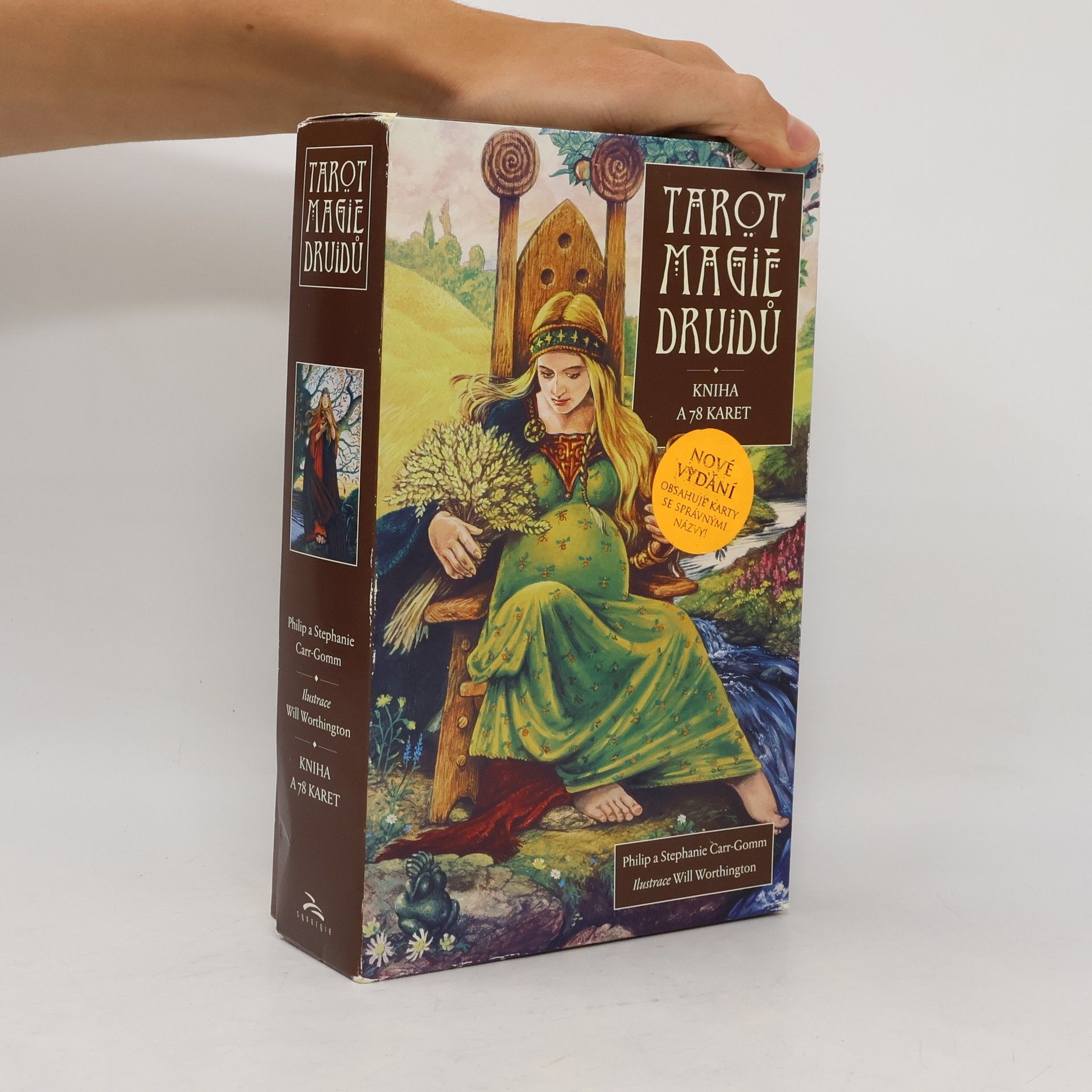 Philip Carr-Gomm Tarot magie Druidů. Kniha a 78 karet