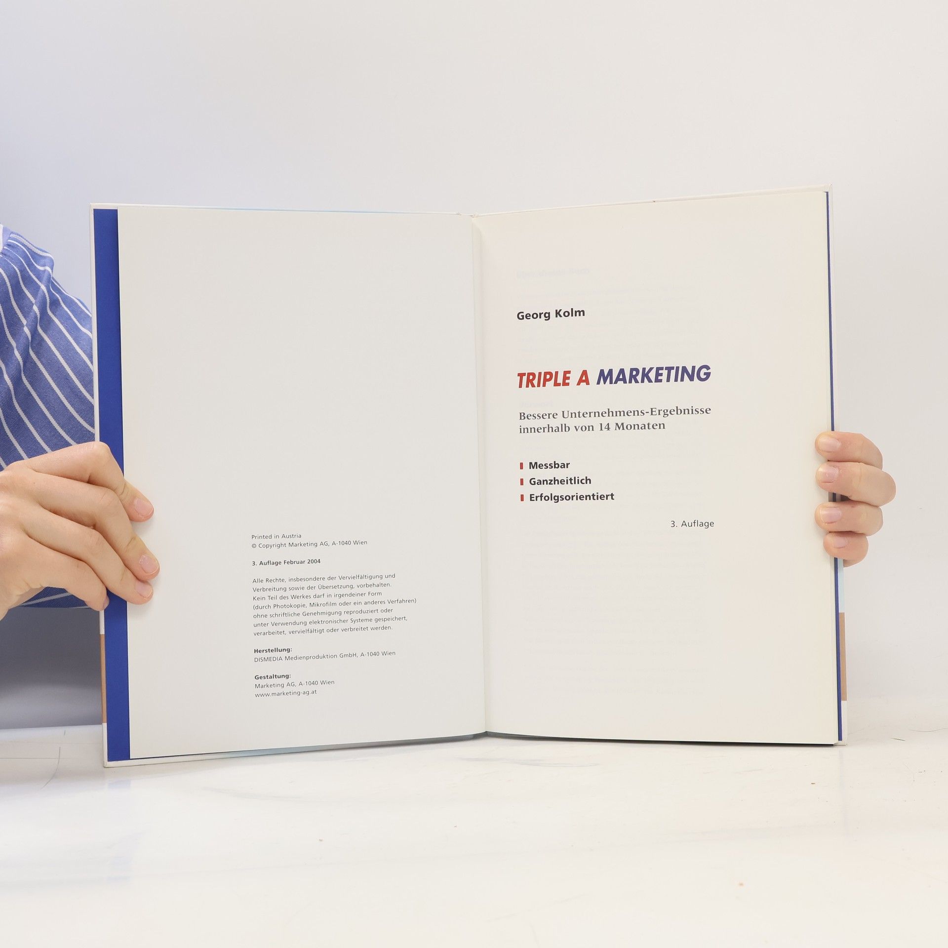 Autorenkollektiv Triple A Marketing. Bessere Unternehmens-Ergebnisse innerhalb von 14 Monaten