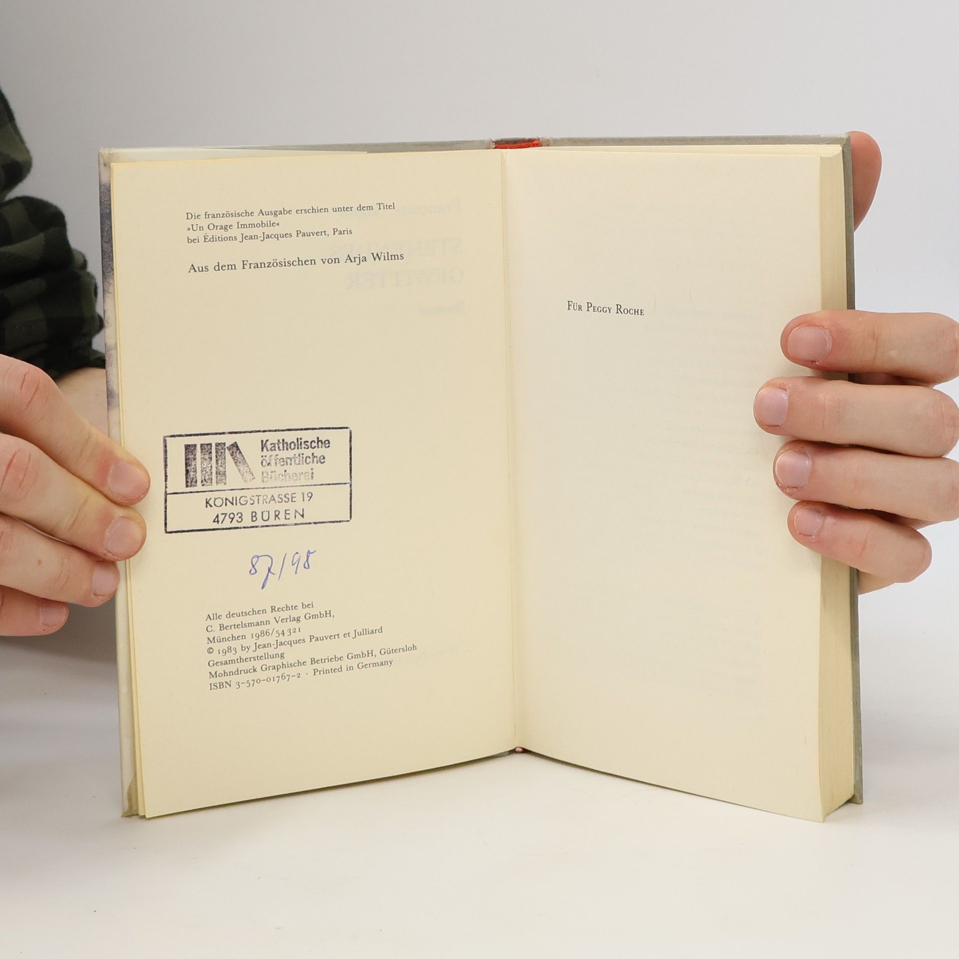 Françoise Sagan Stehendes Gewitter
