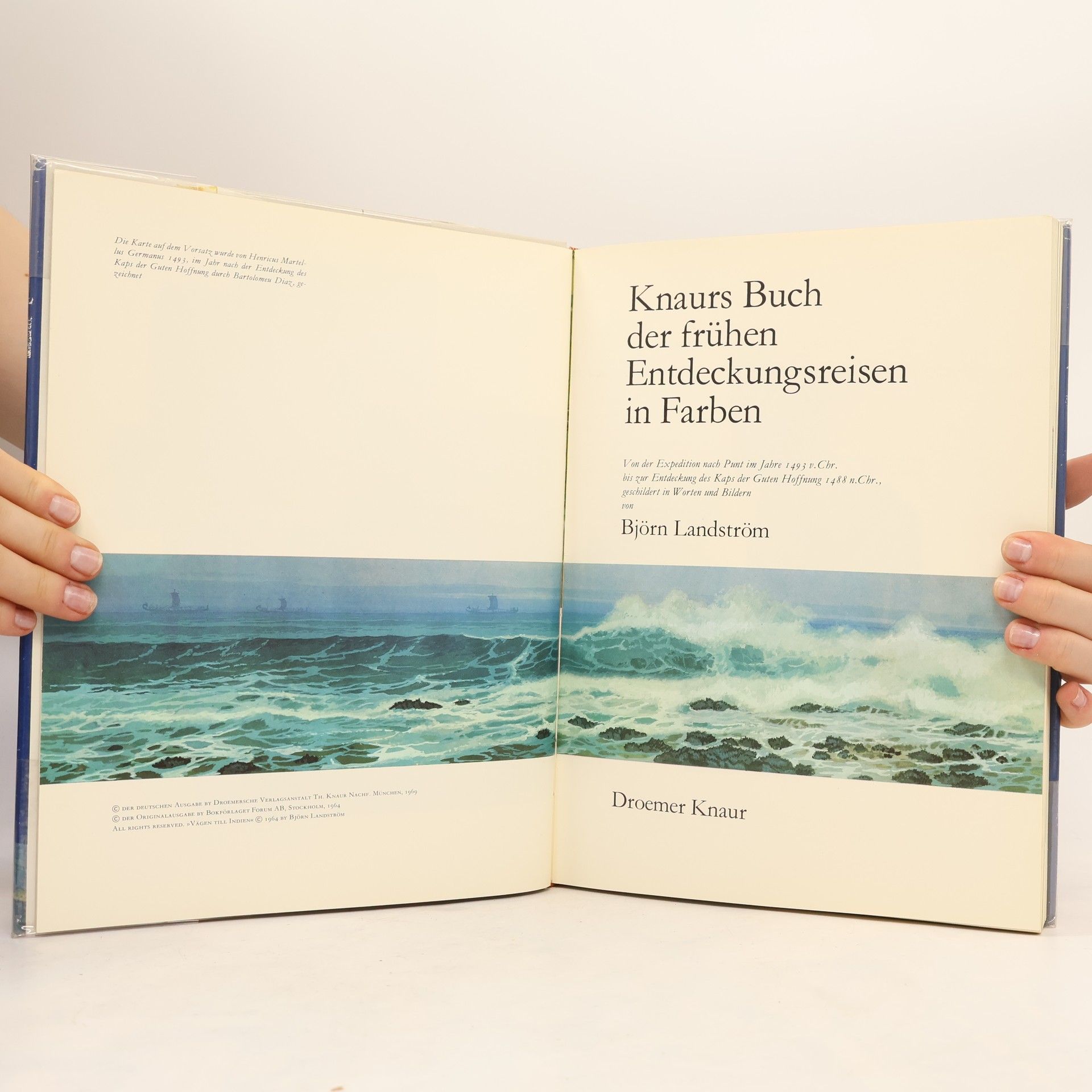 Björn Landström Buch der frühen Entdeckungsreisen in Farben