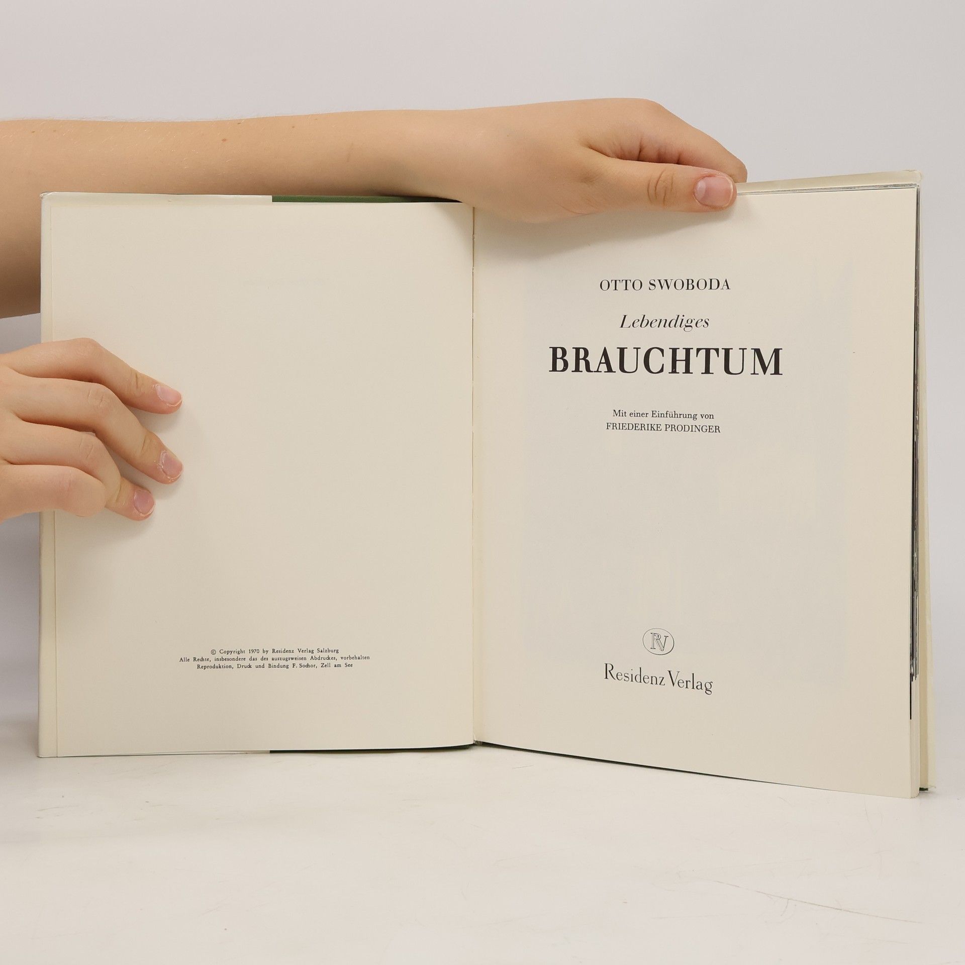 Otto Swoboda Lebendiges Brauchtum