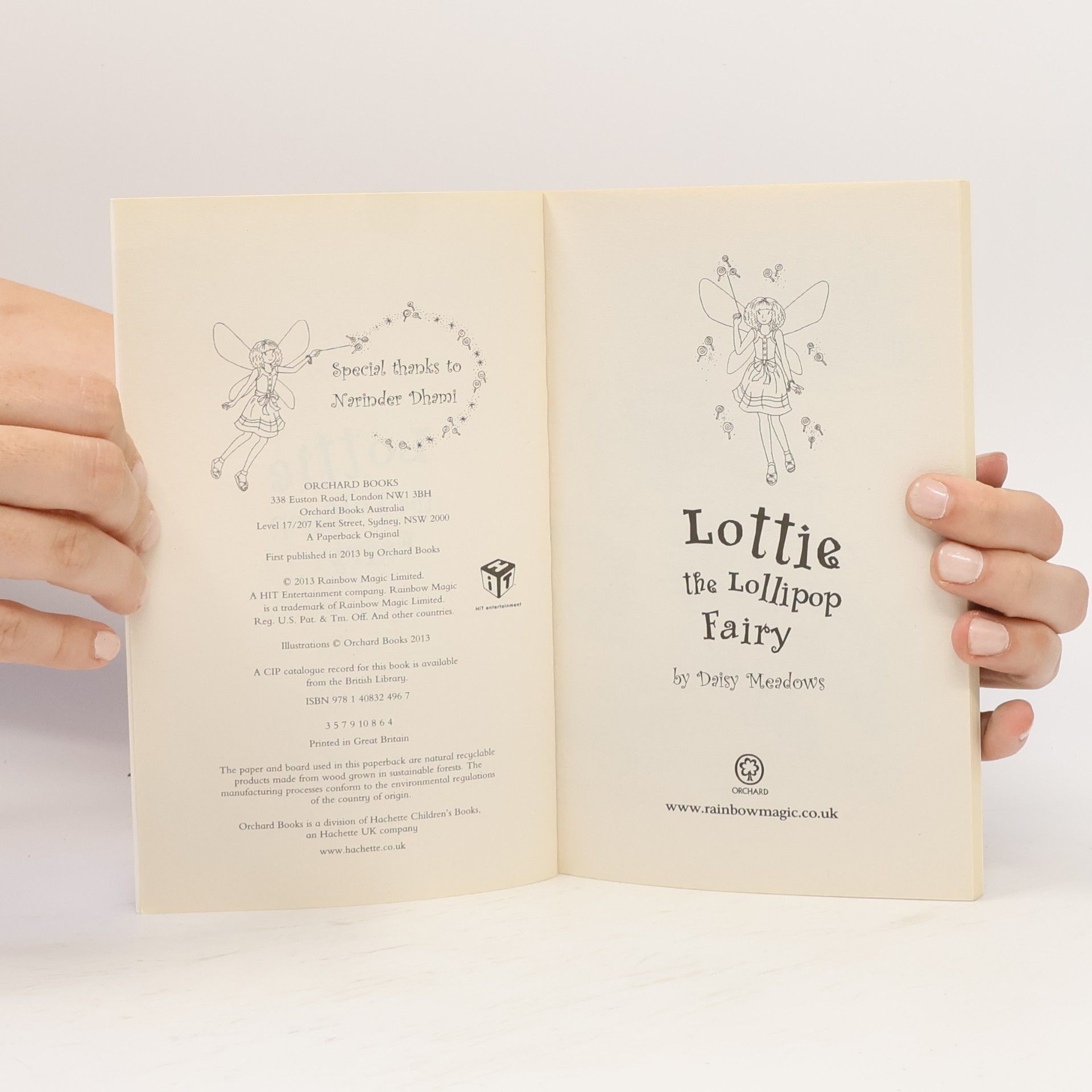 Daisy Meadows Lottie the Lollipop Fairy 27