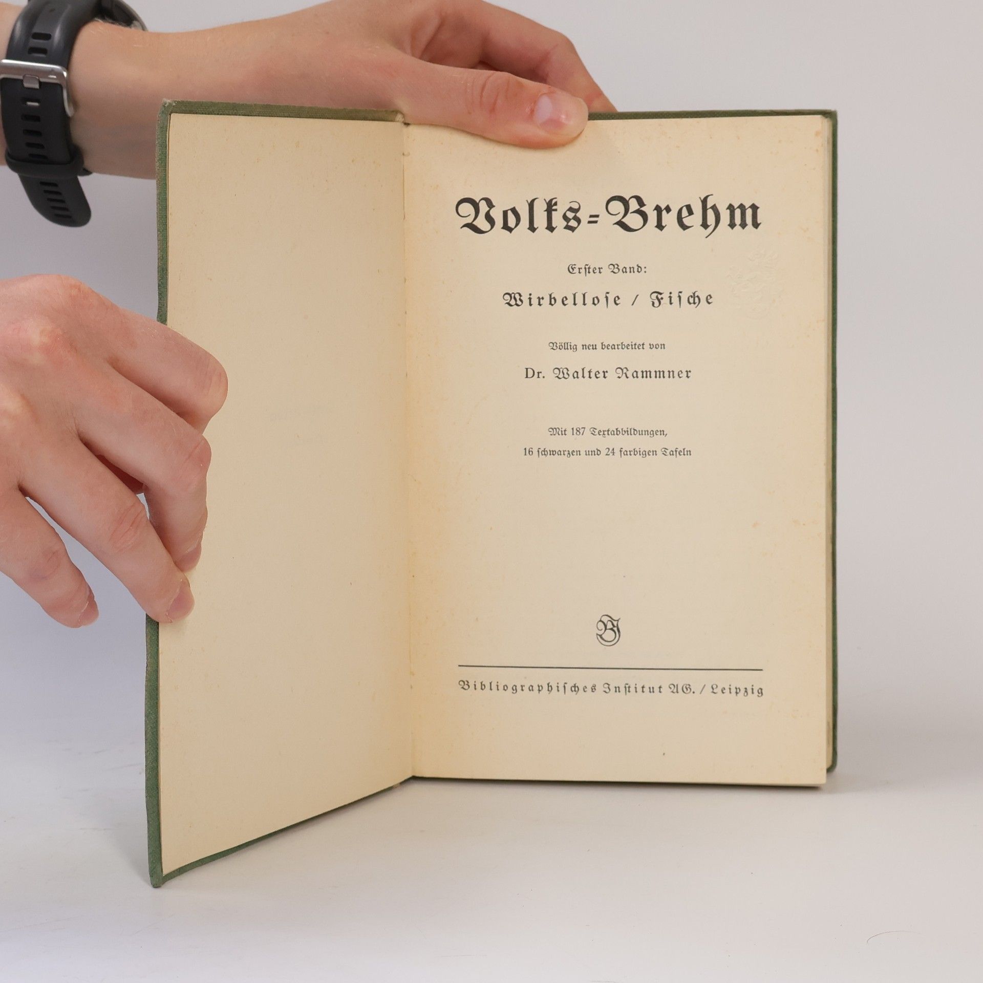 Alfred Edmund Brehm Volks-Brehm. Erster Band