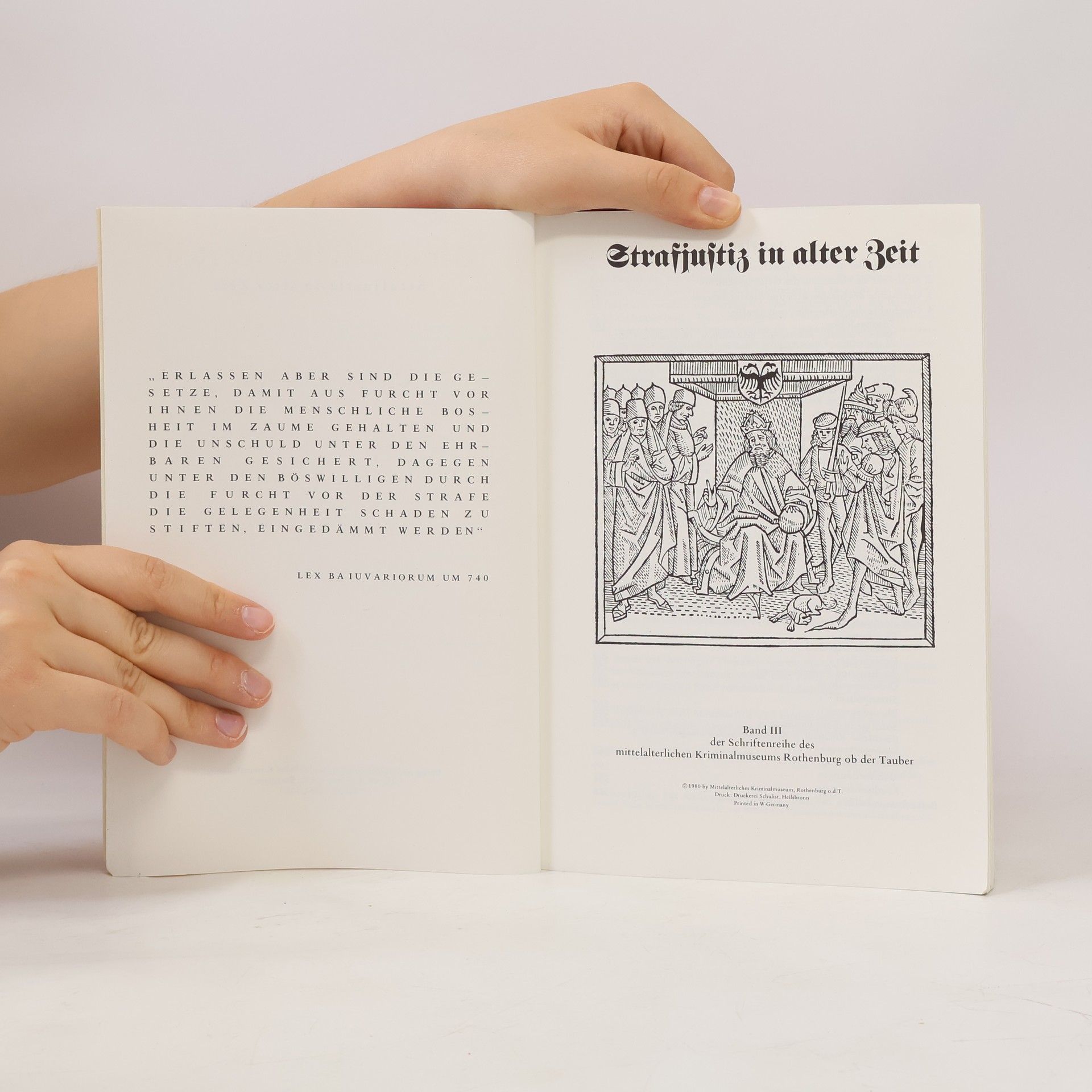 Various authors Kriminalmuseum. Strafjustiz in alter Zeit
