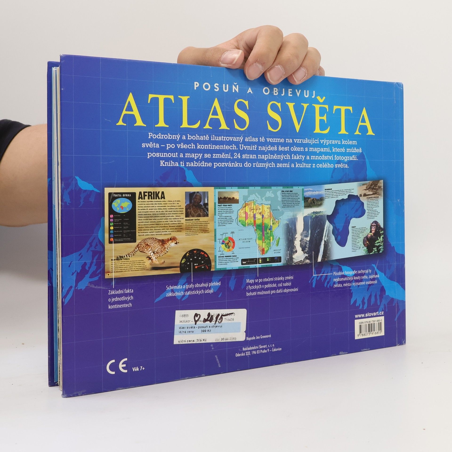 Jen Green Atlas světa posuň a objevuj