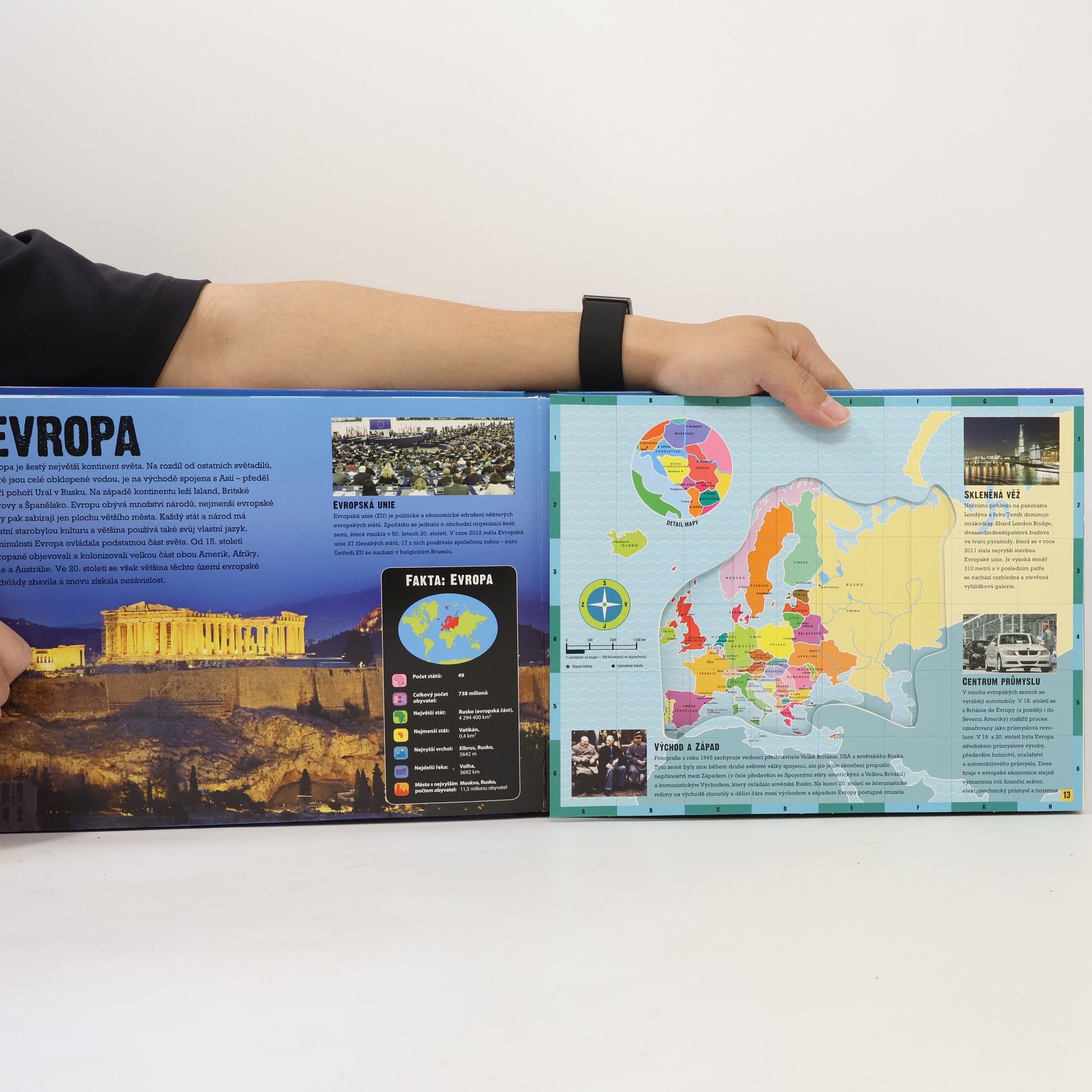Jen Green Atlas světa posuň a objevuj