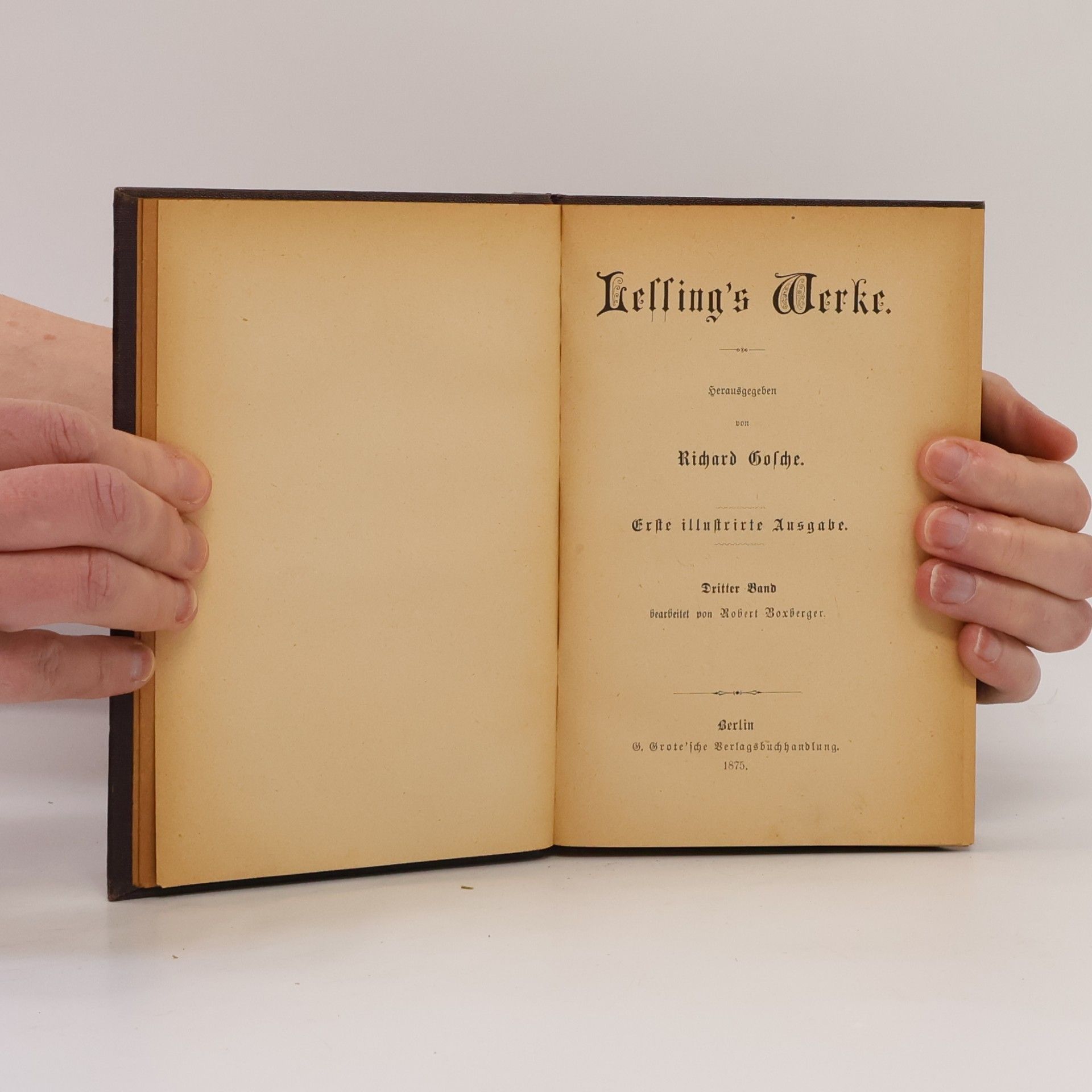 Gotthold Ephraim Lessing Lessing's Werke