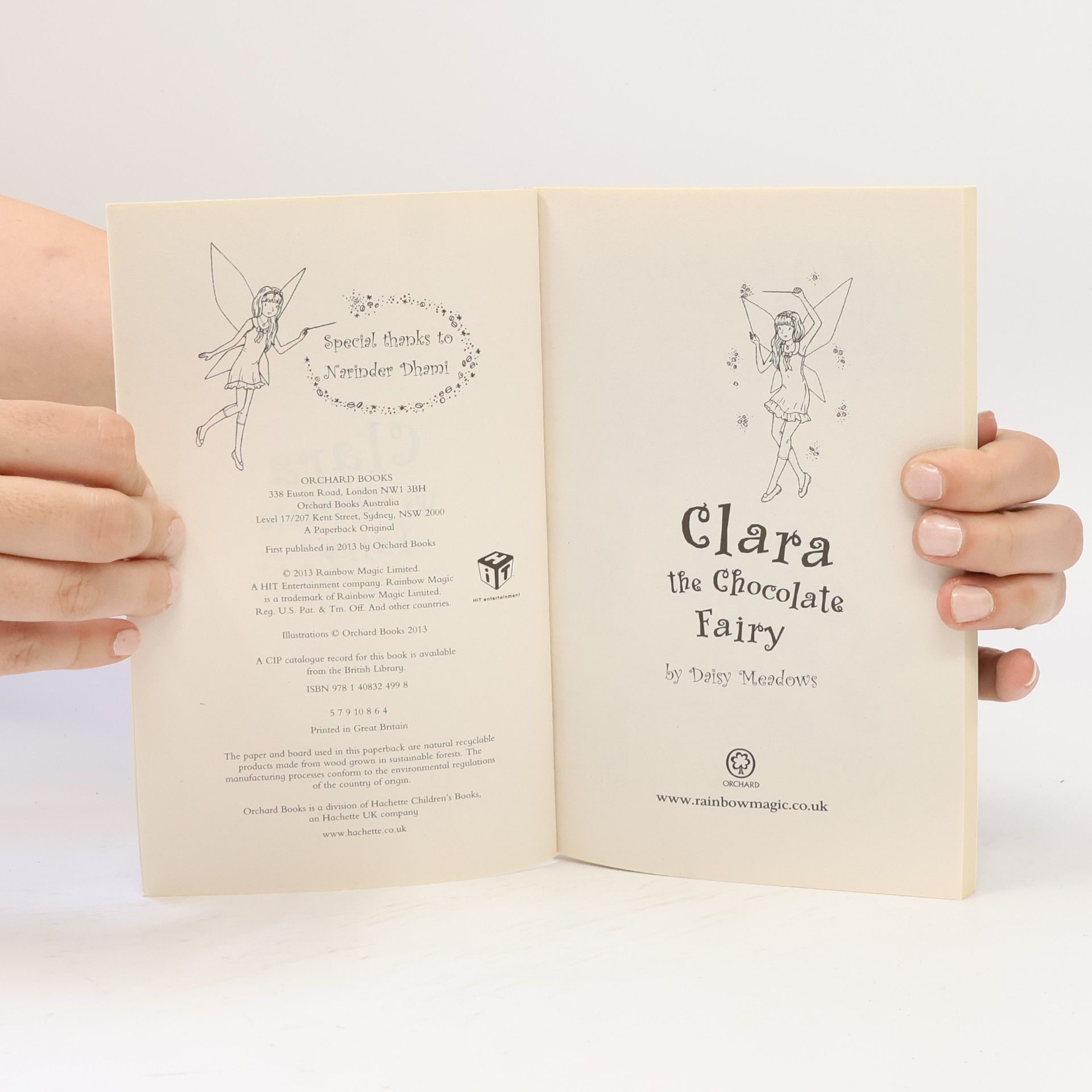 Narinder Dhami Clara The Chocolate Fairy
