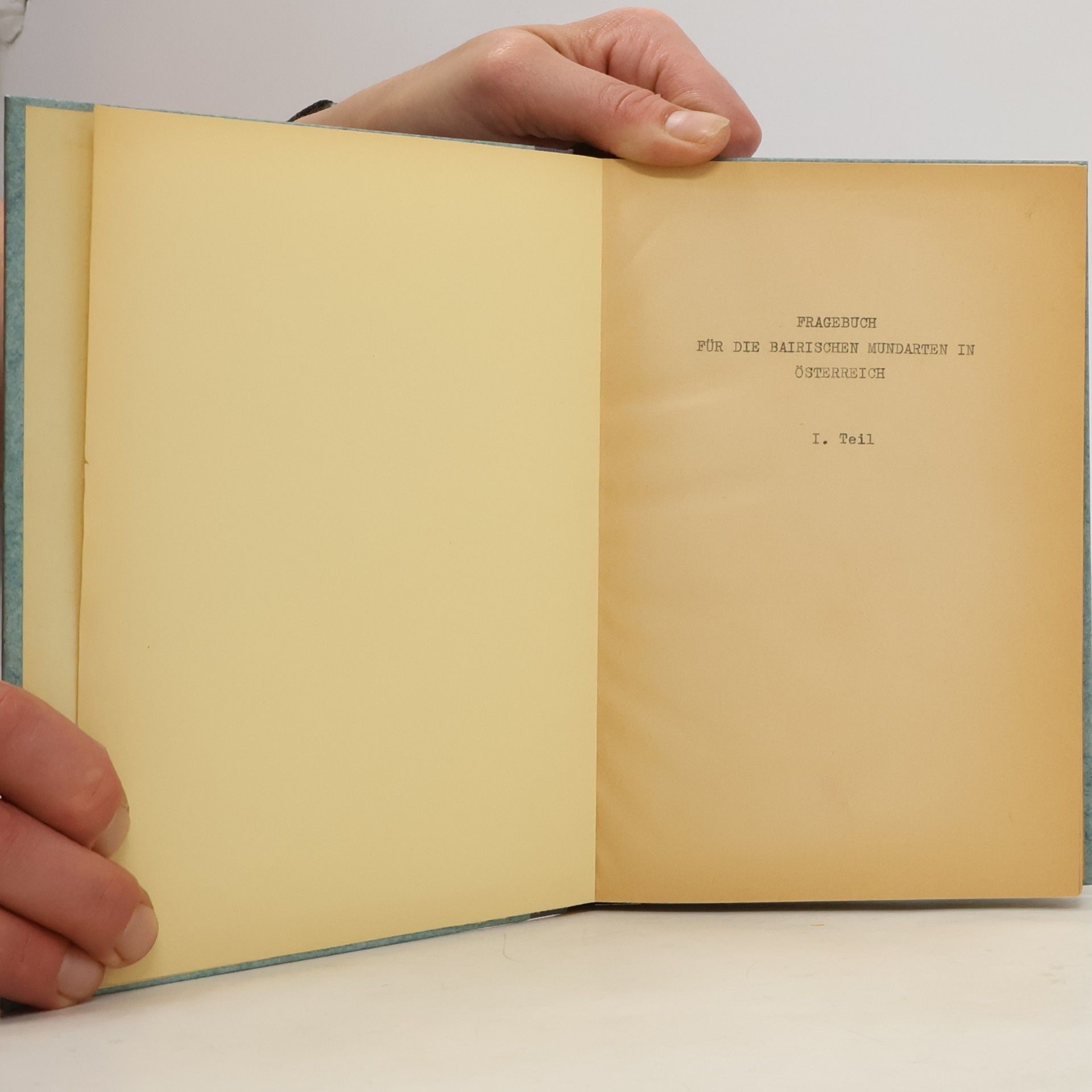 Autorenkollektiv Fragebuch für die beirischen mundarten in Österreich