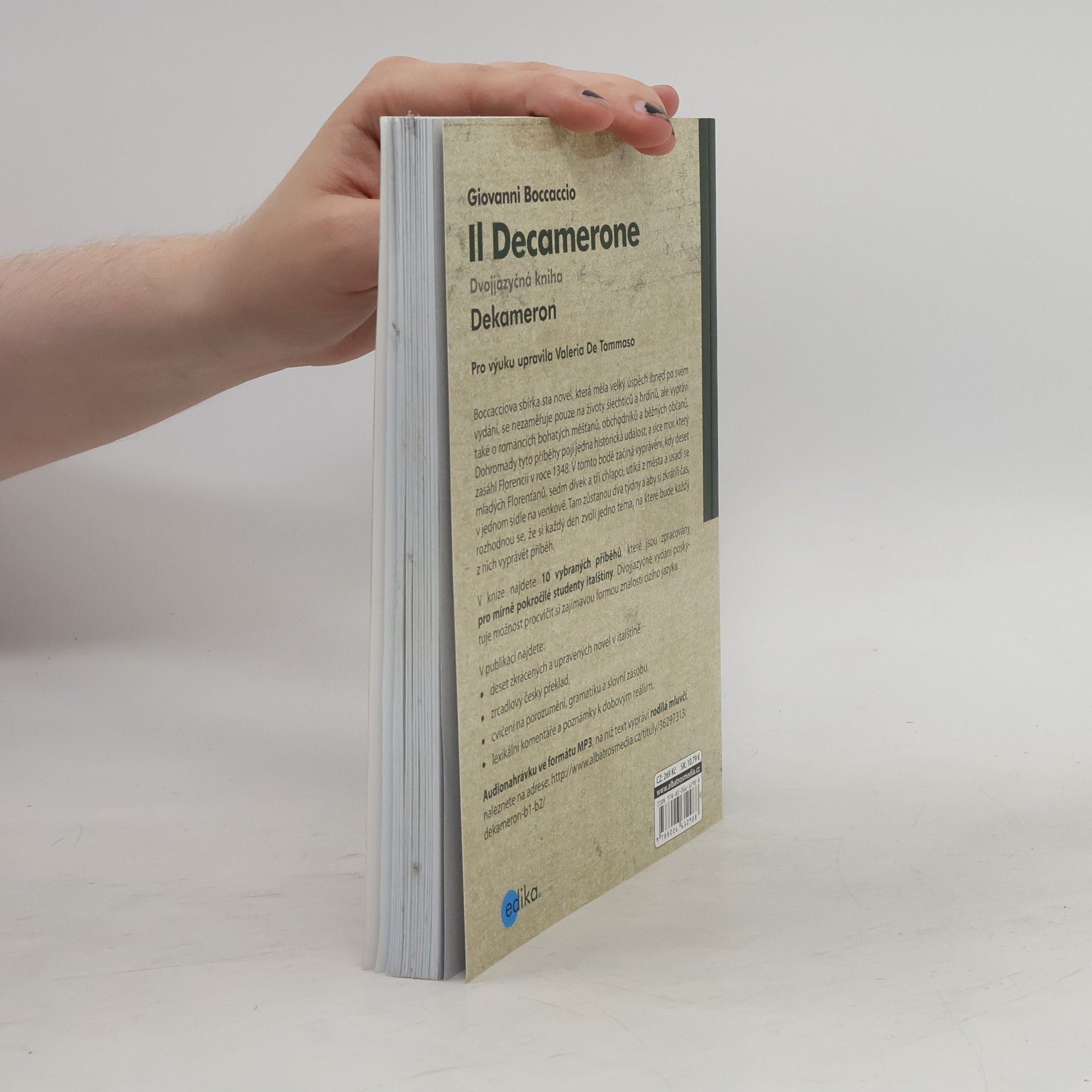 Valeria De Tommaso Il Decamerone: Dieci novelle scelte / Dekameron: Deset vybraných příběhů