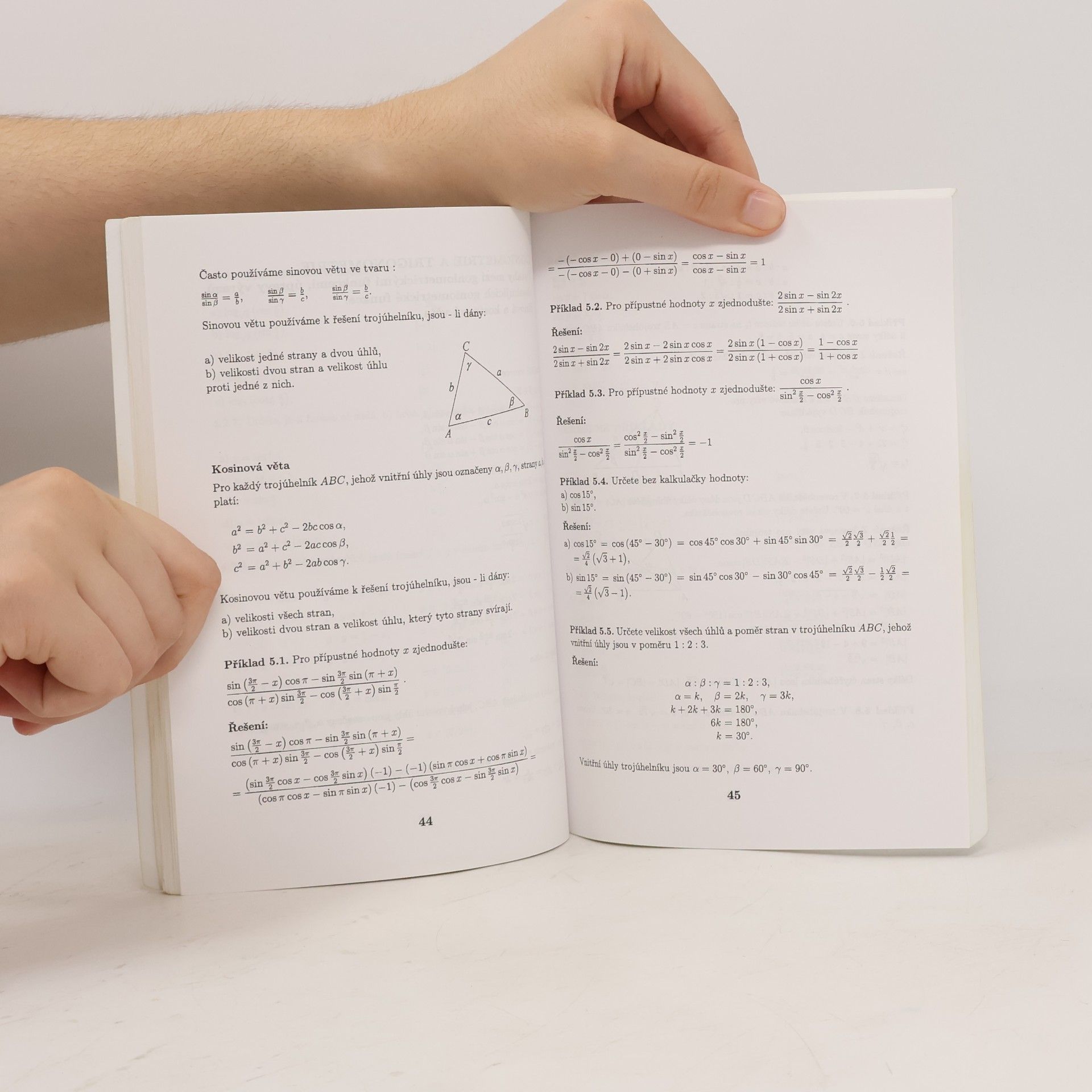 Jan Šafařík Sbírka příkladů z matematiky k přijímacím zkouškám na vysoké školy